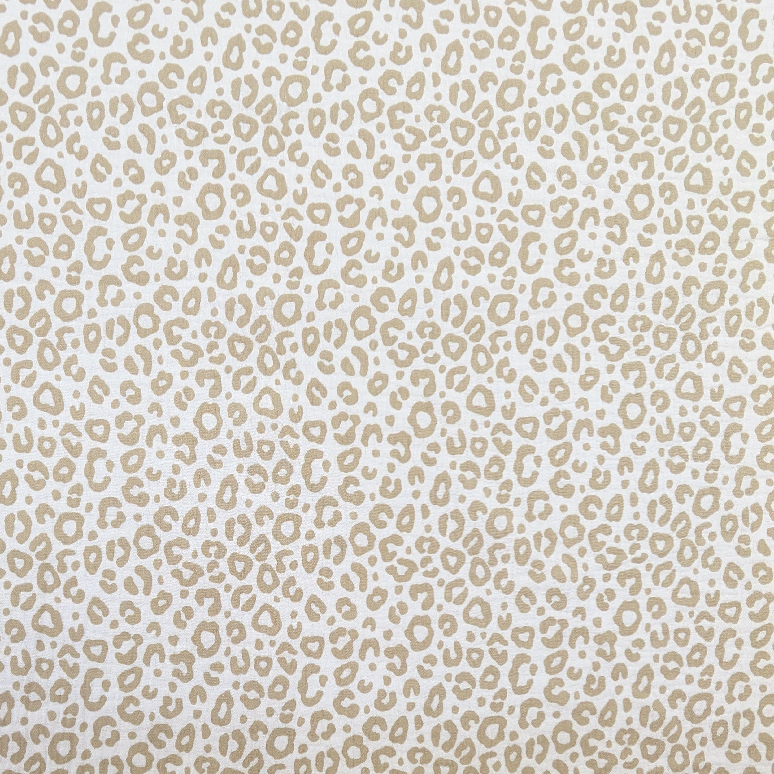 Beige Spotted Cotton Muslin Image