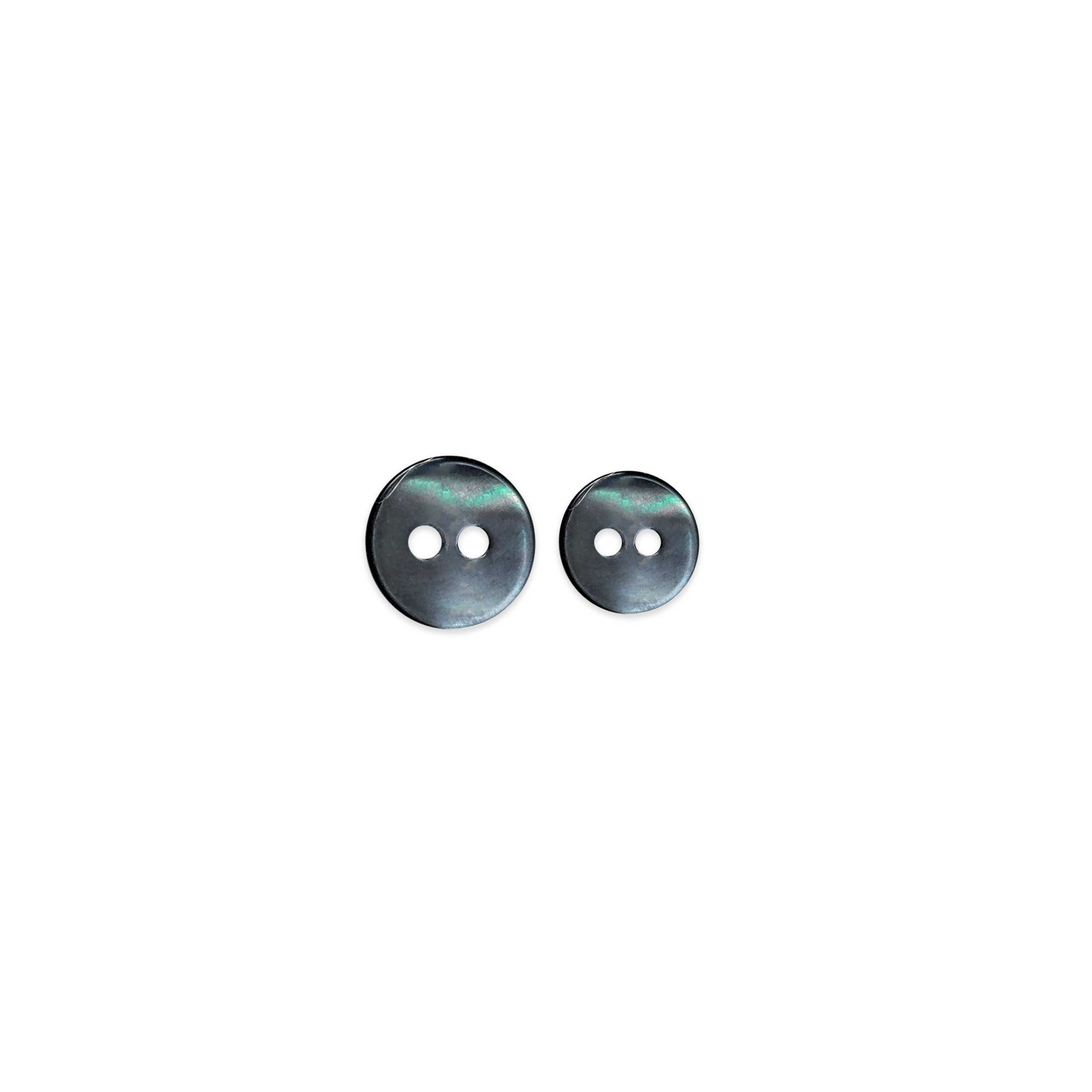 Two-hole button Grey Mother-of-pearl Holographic Image