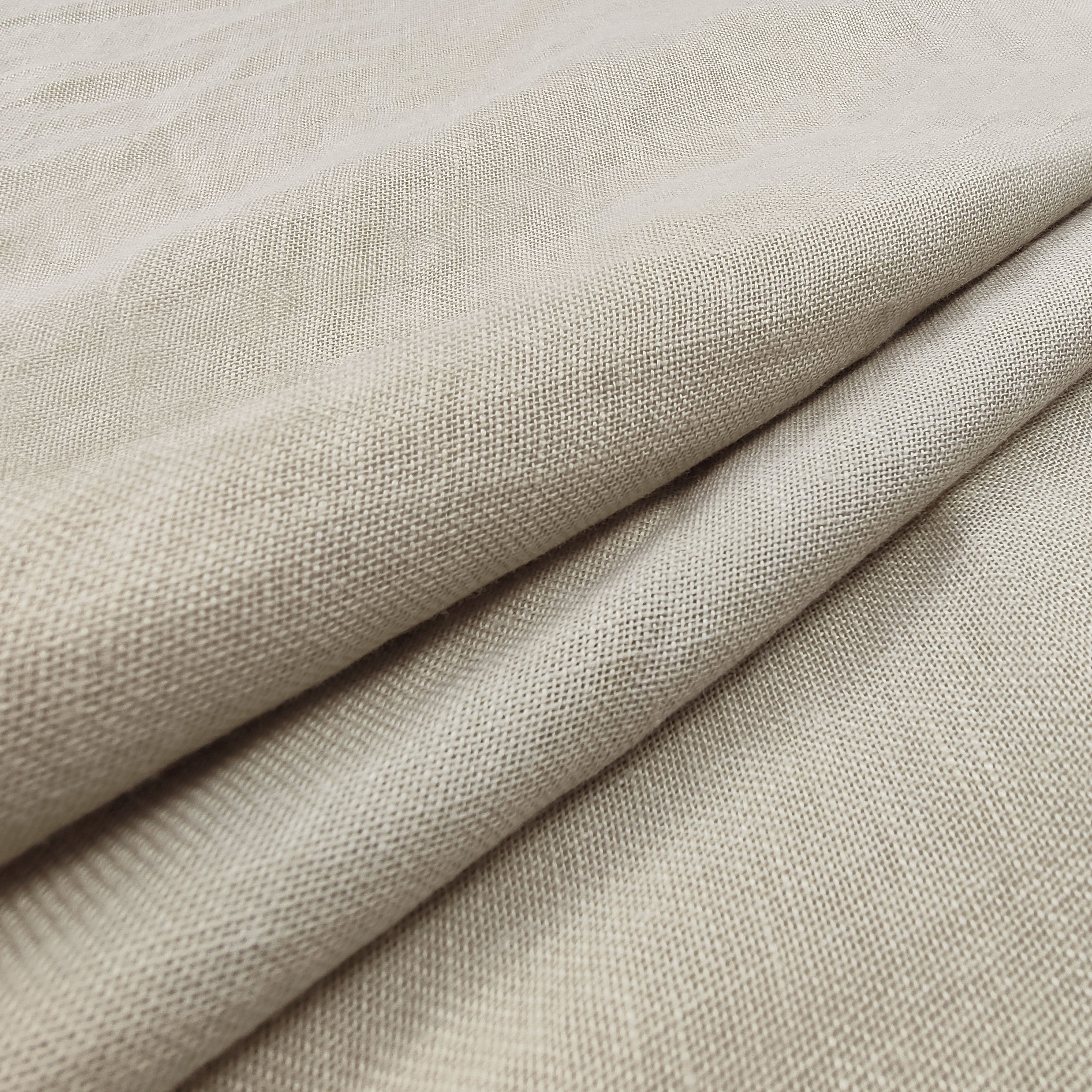 Scampolo Curtain Super Linen Light Grey 110x300 cm Image