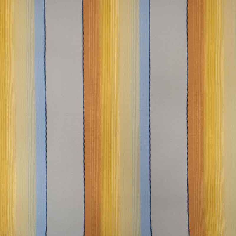 Tissu Soleil Extérieur Ombragé Jaune Rayé