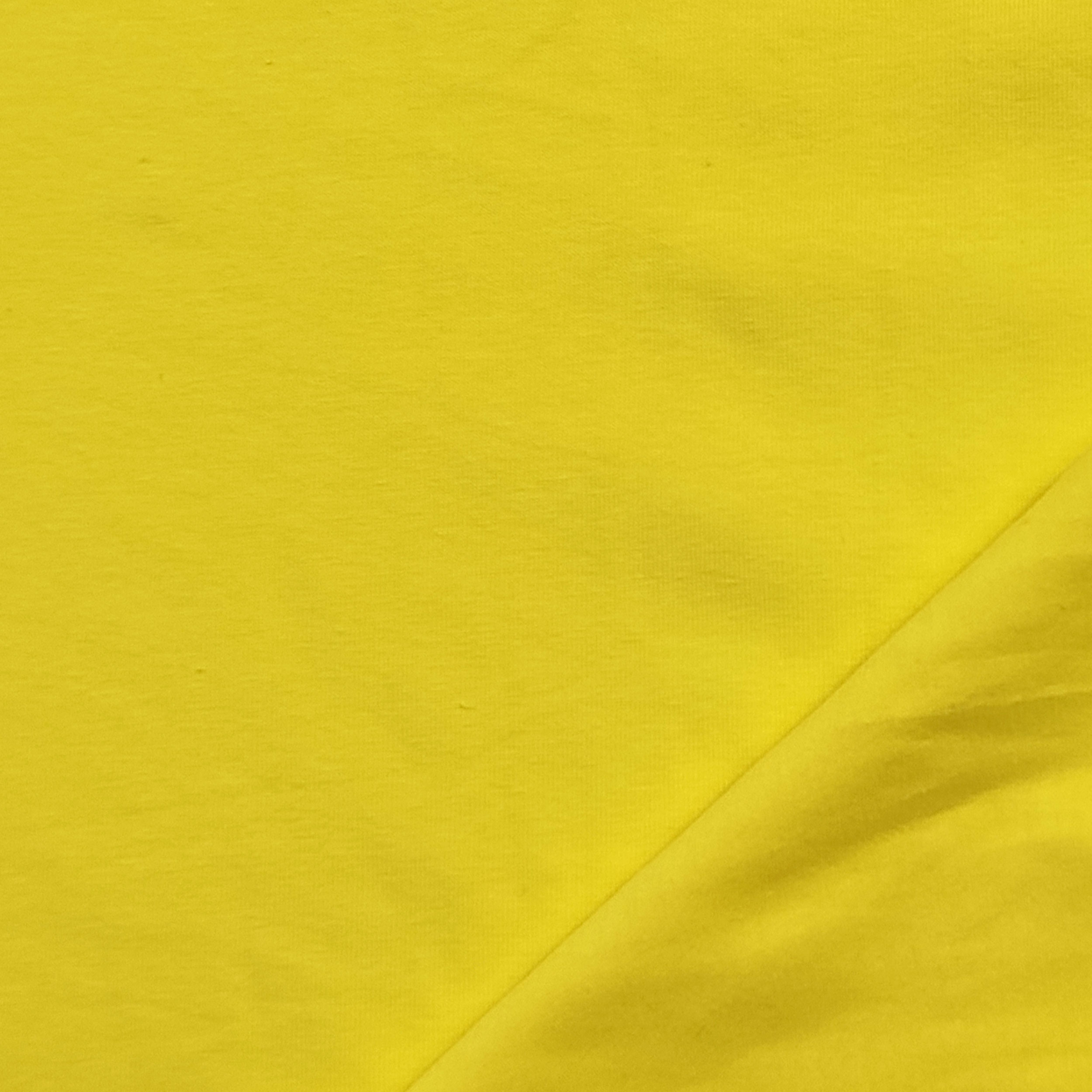 Jersey de coton jaune