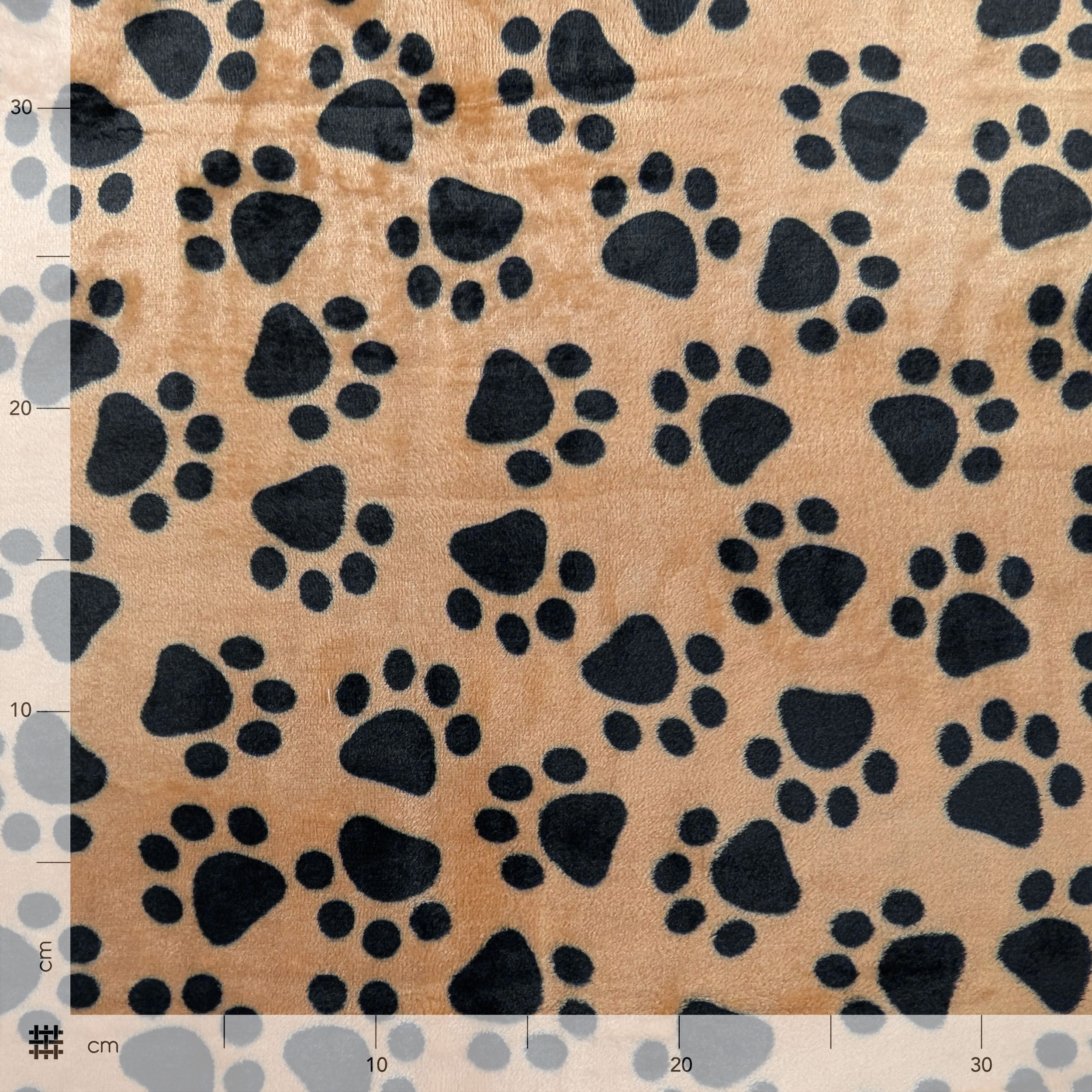 Cashmere Hand Fleece Black Biscuit Background Image