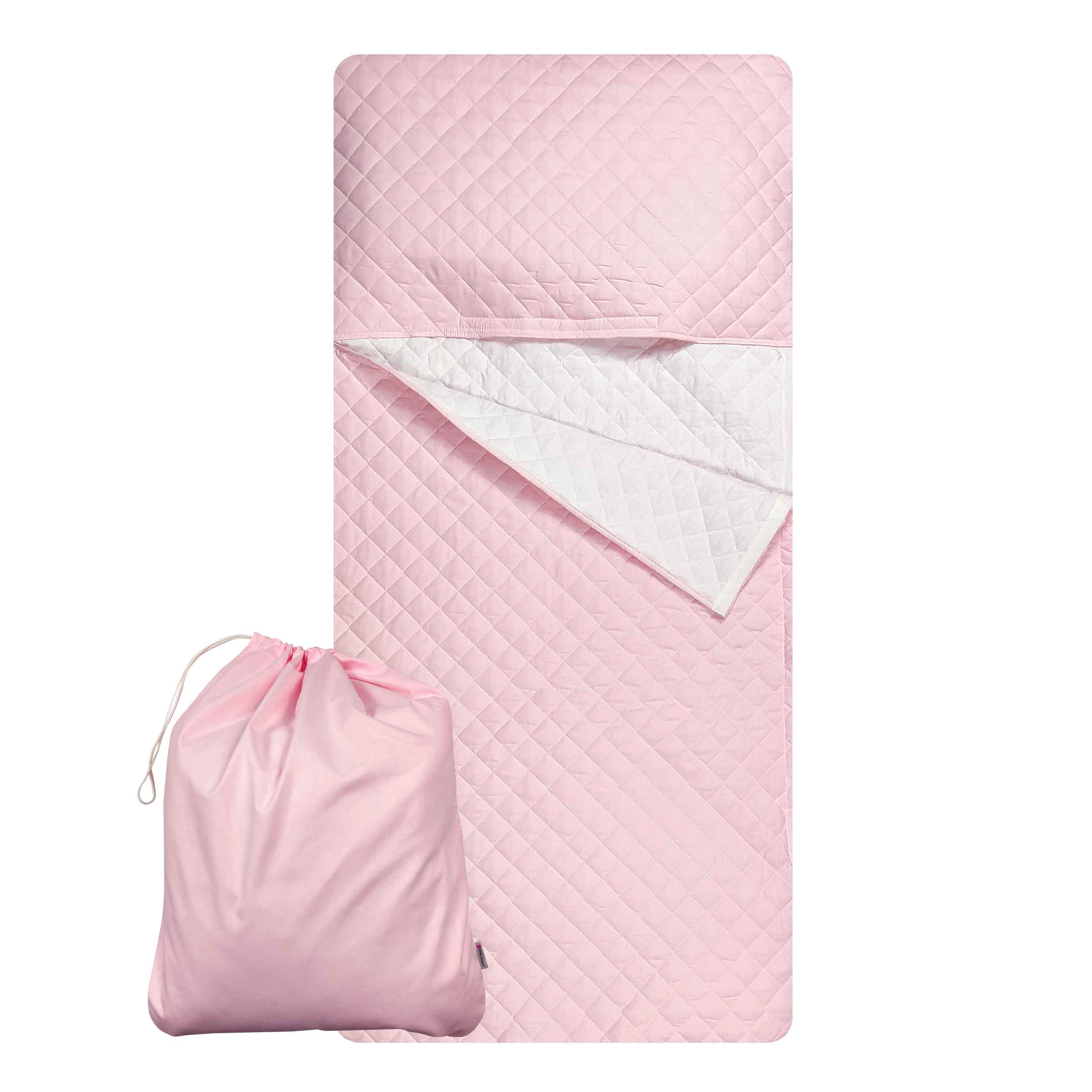 Sac de couchage rose uni
