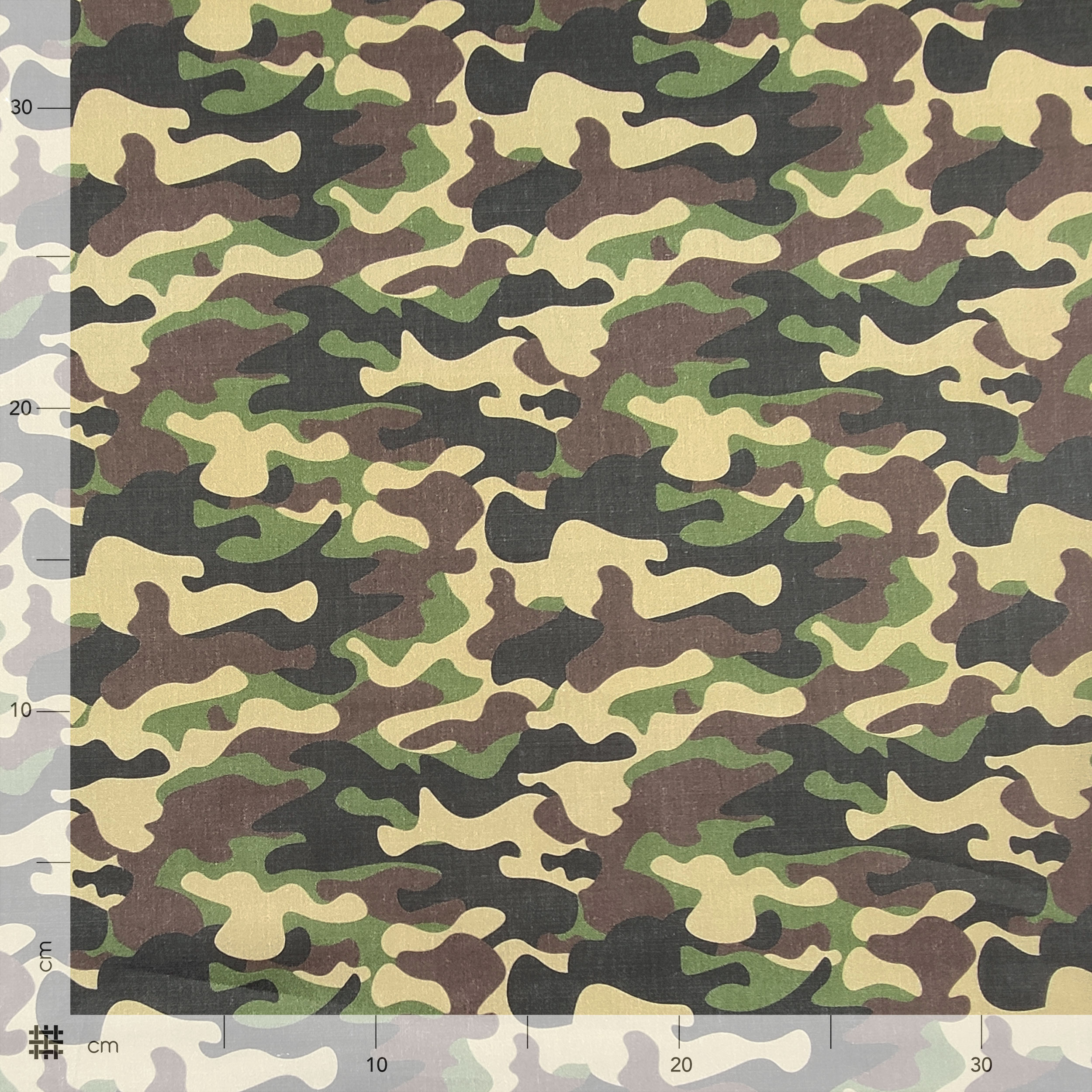 Coton léger Rasatello Military Fantasy
