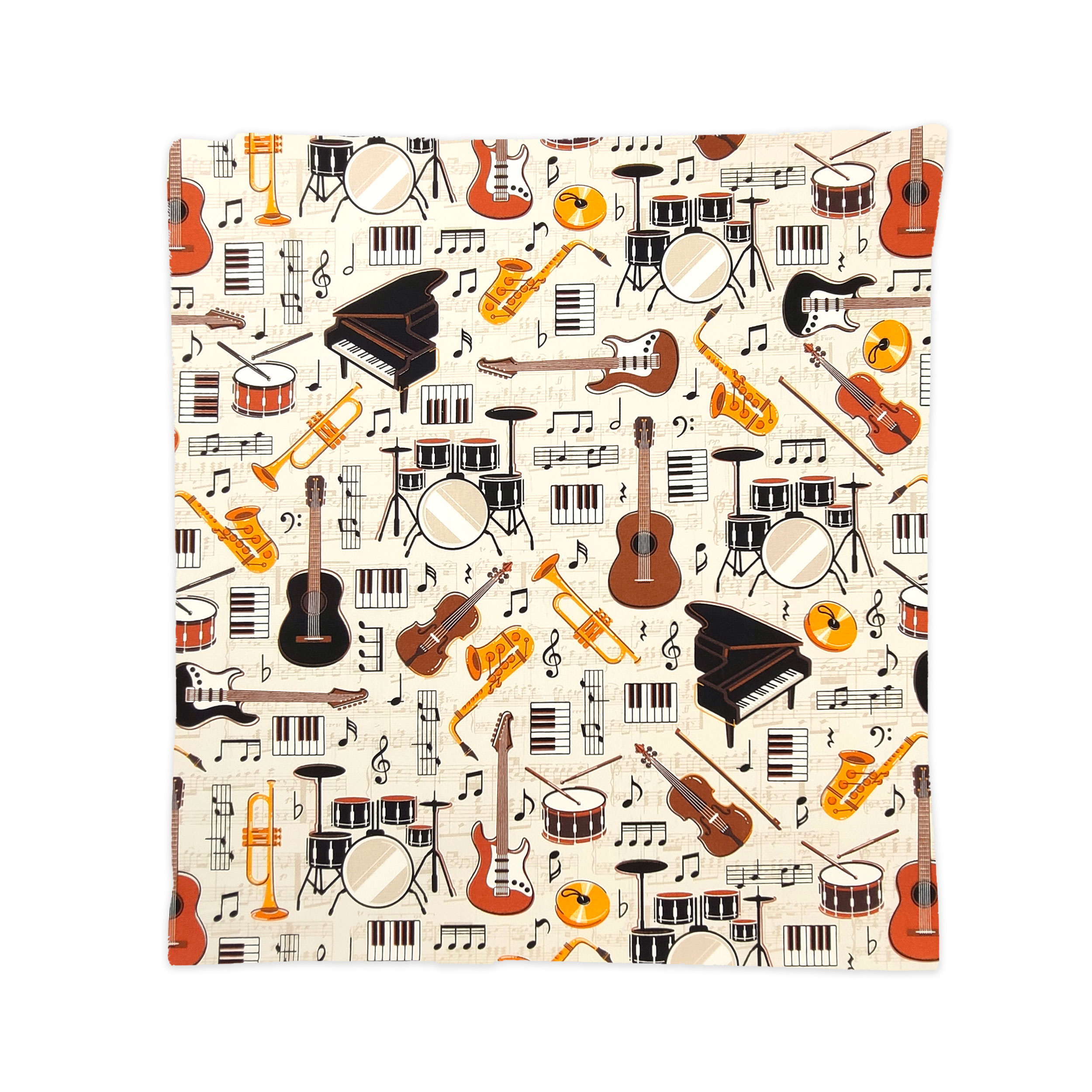 Instrument de musique Fantaisie Coussin Taie d'oreiller