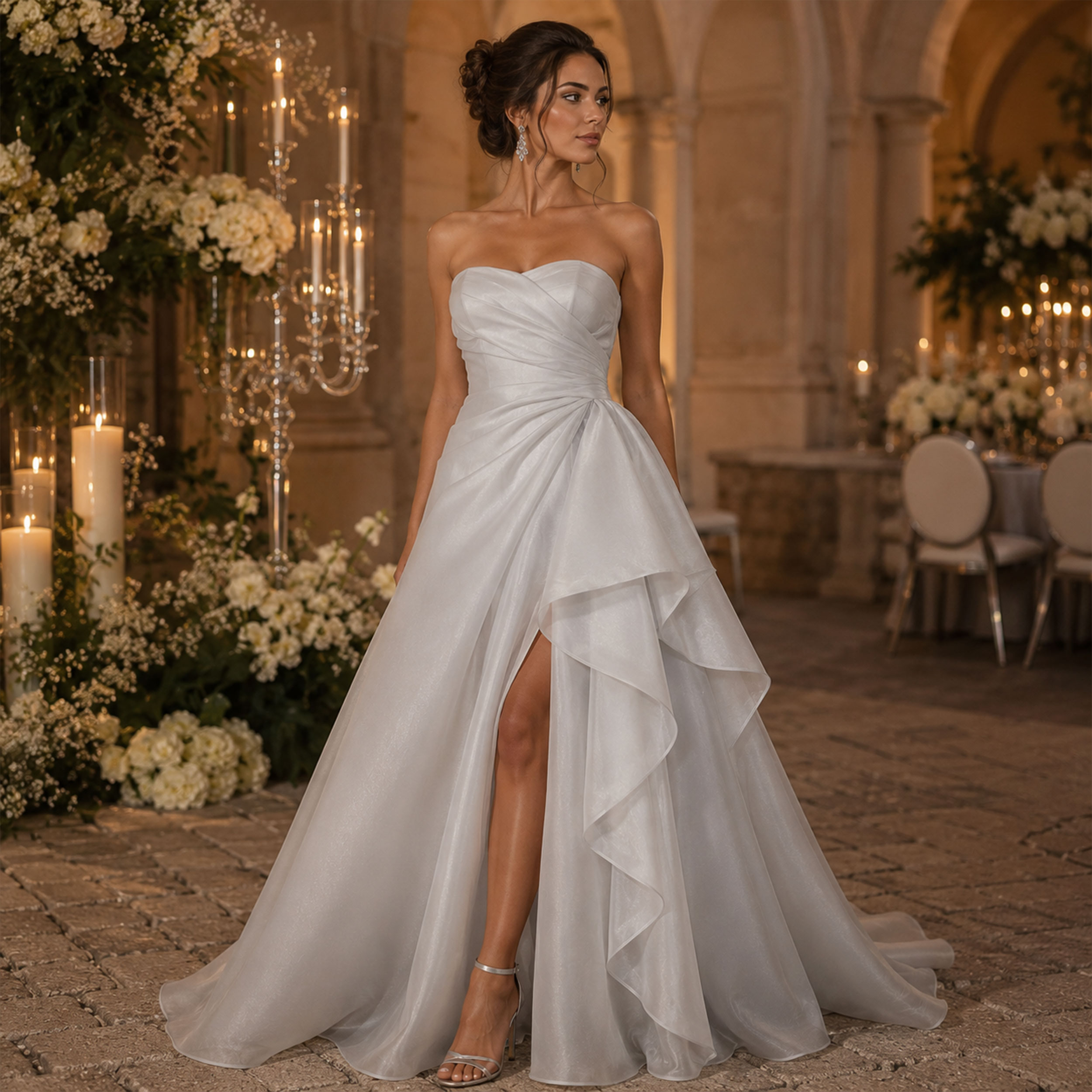 Double Organza Set Pearl Image