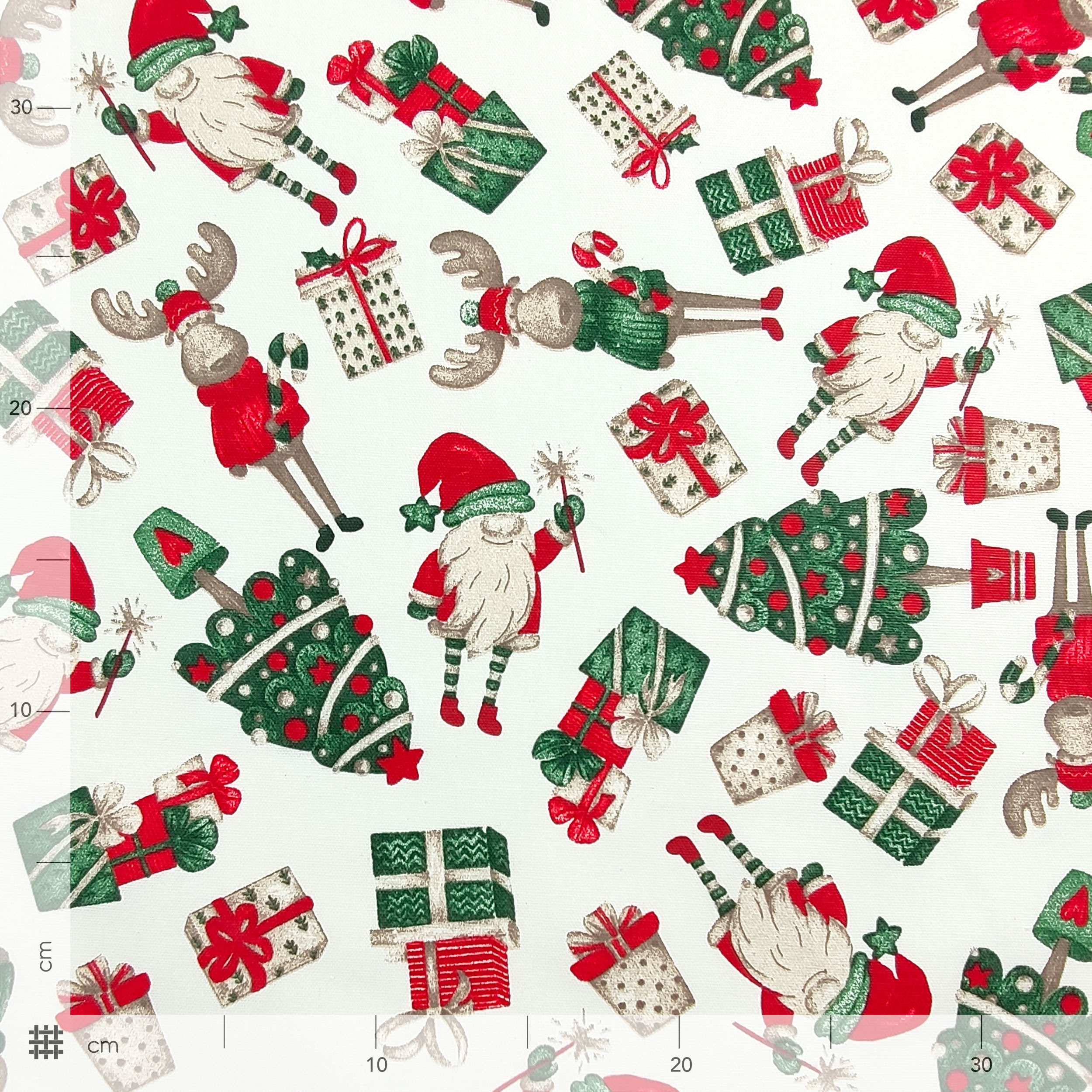 Panama pur coton motif de Noël