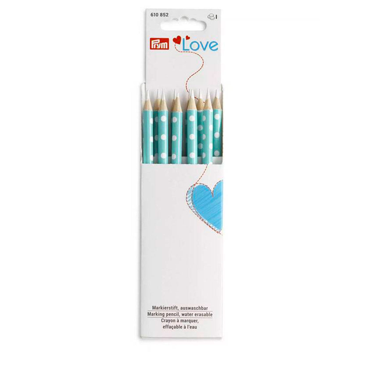 Crayon de marquage Prym Love Turquoise White