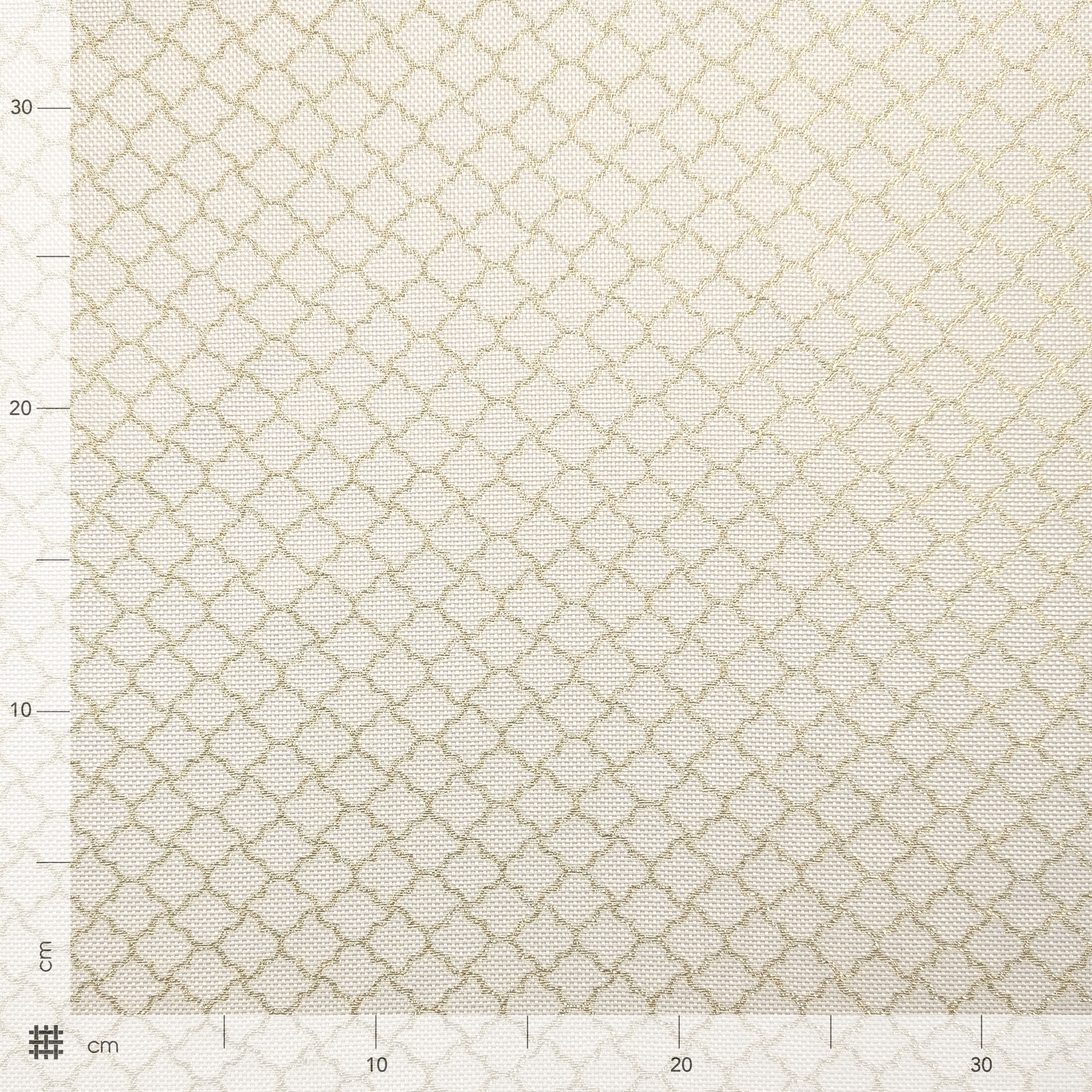 Golden Lurex Fantasy Christmas Jacquard Image