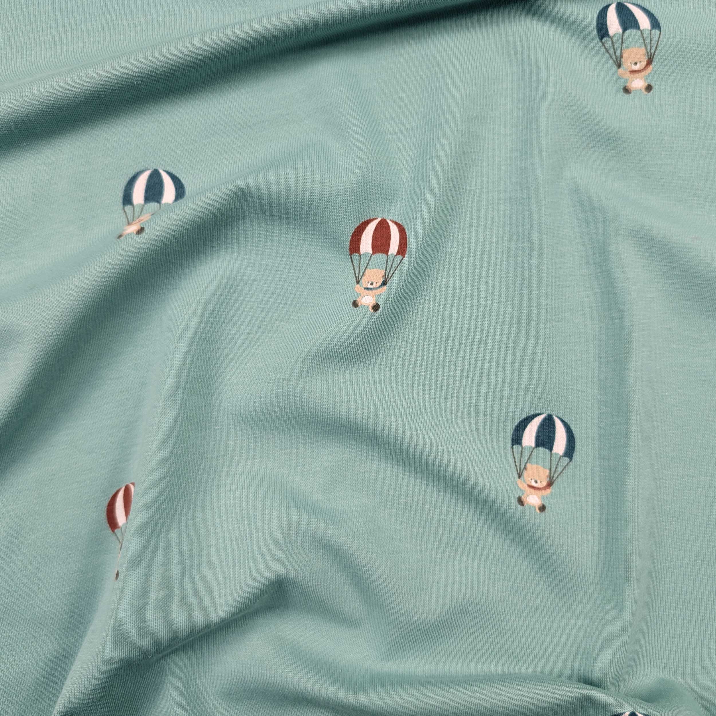 Jersey Cotton Parachute Bears Image