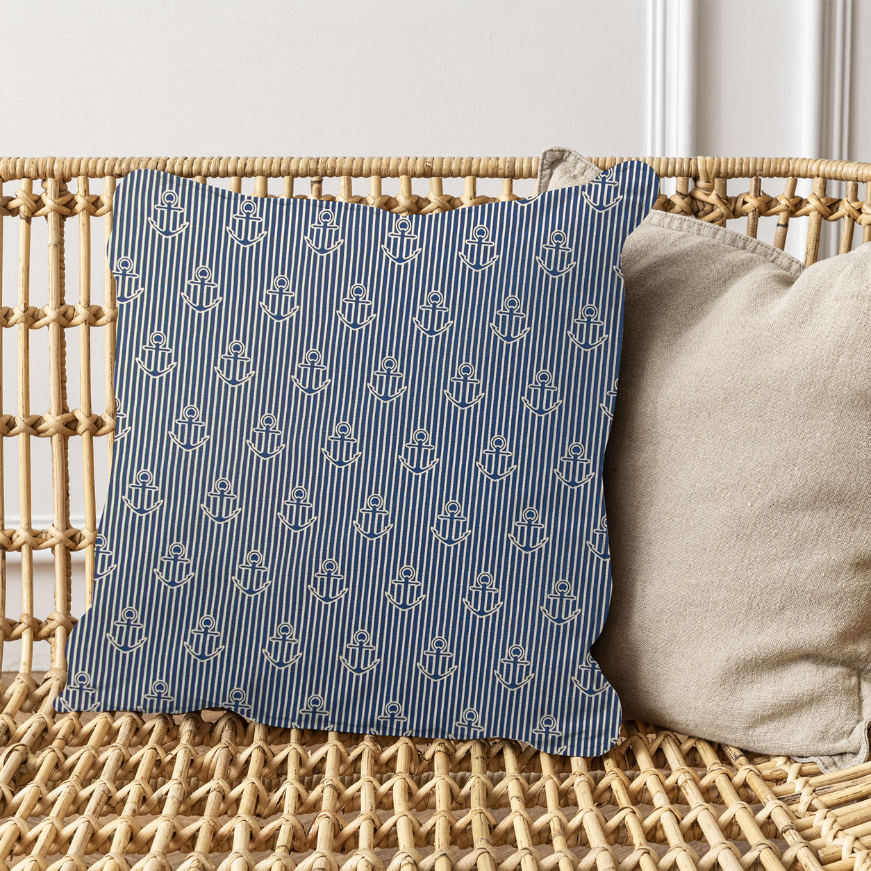 Half Panama - Anchors and Stripes