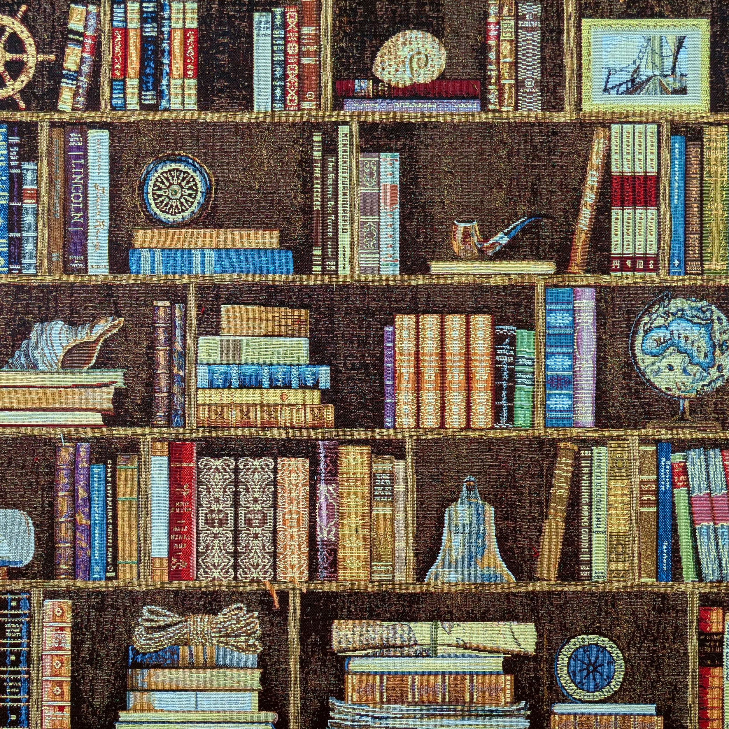 Cutout Fabric Gobelin Bookcase Marina 100x140 cm Image