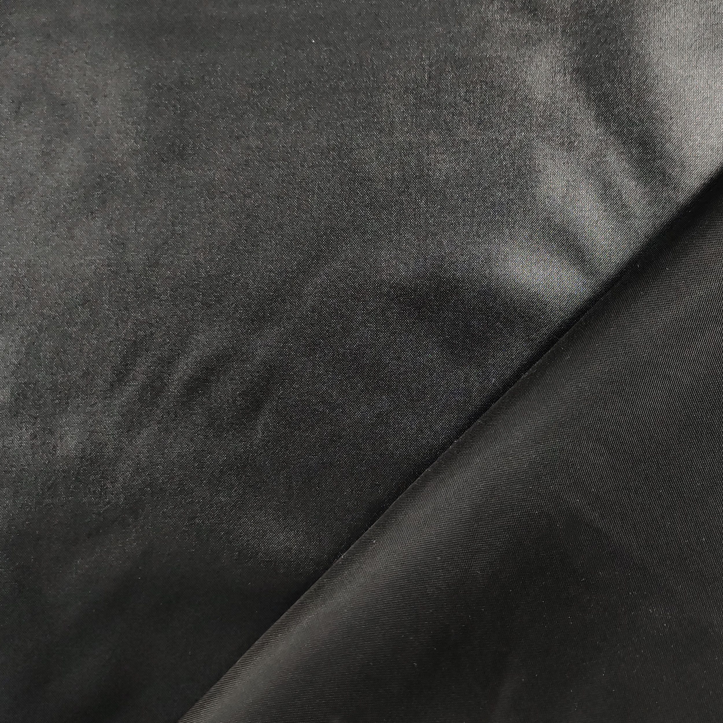 Glossy Black Waterproof Fabric