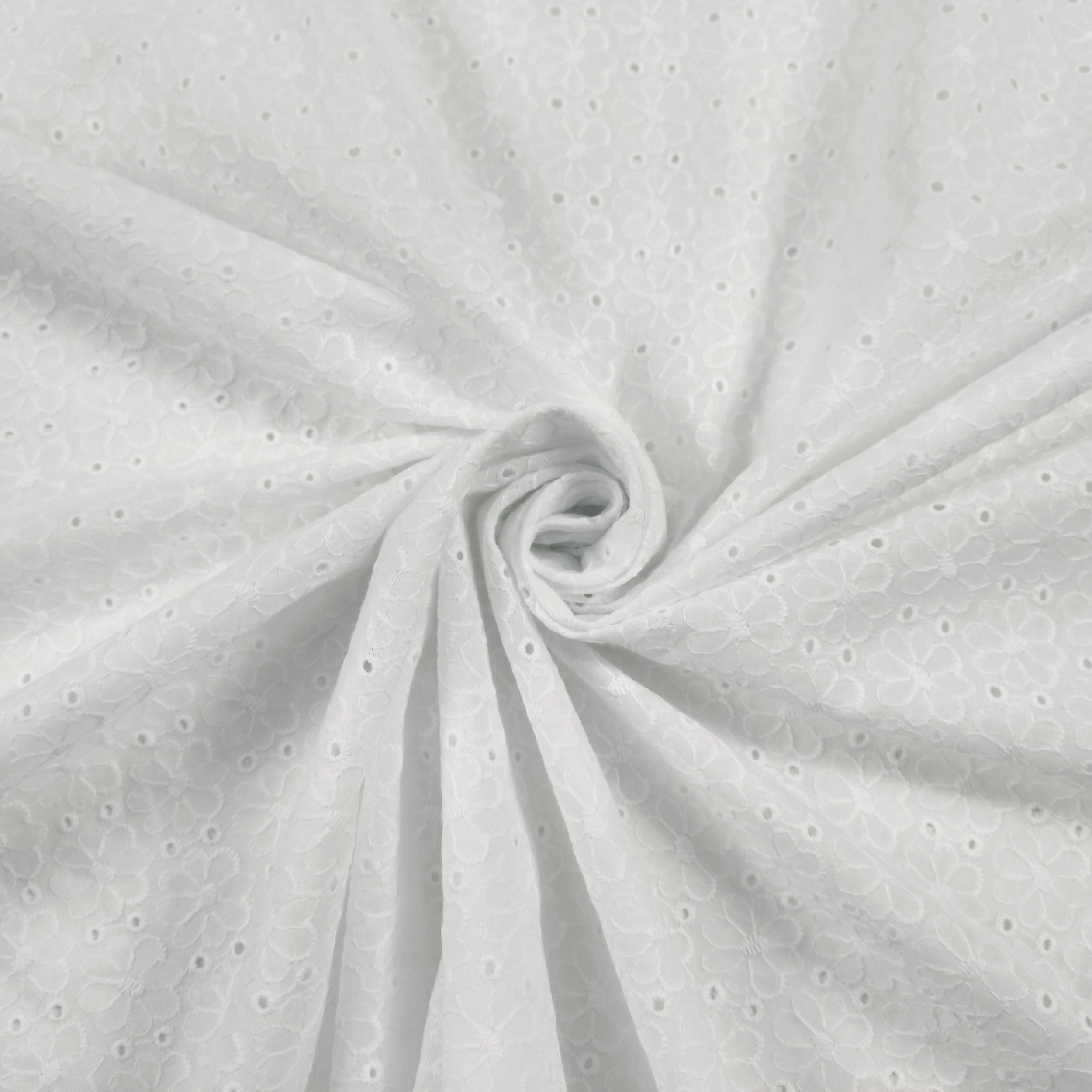 White Cotton Sangallo Flowers Image