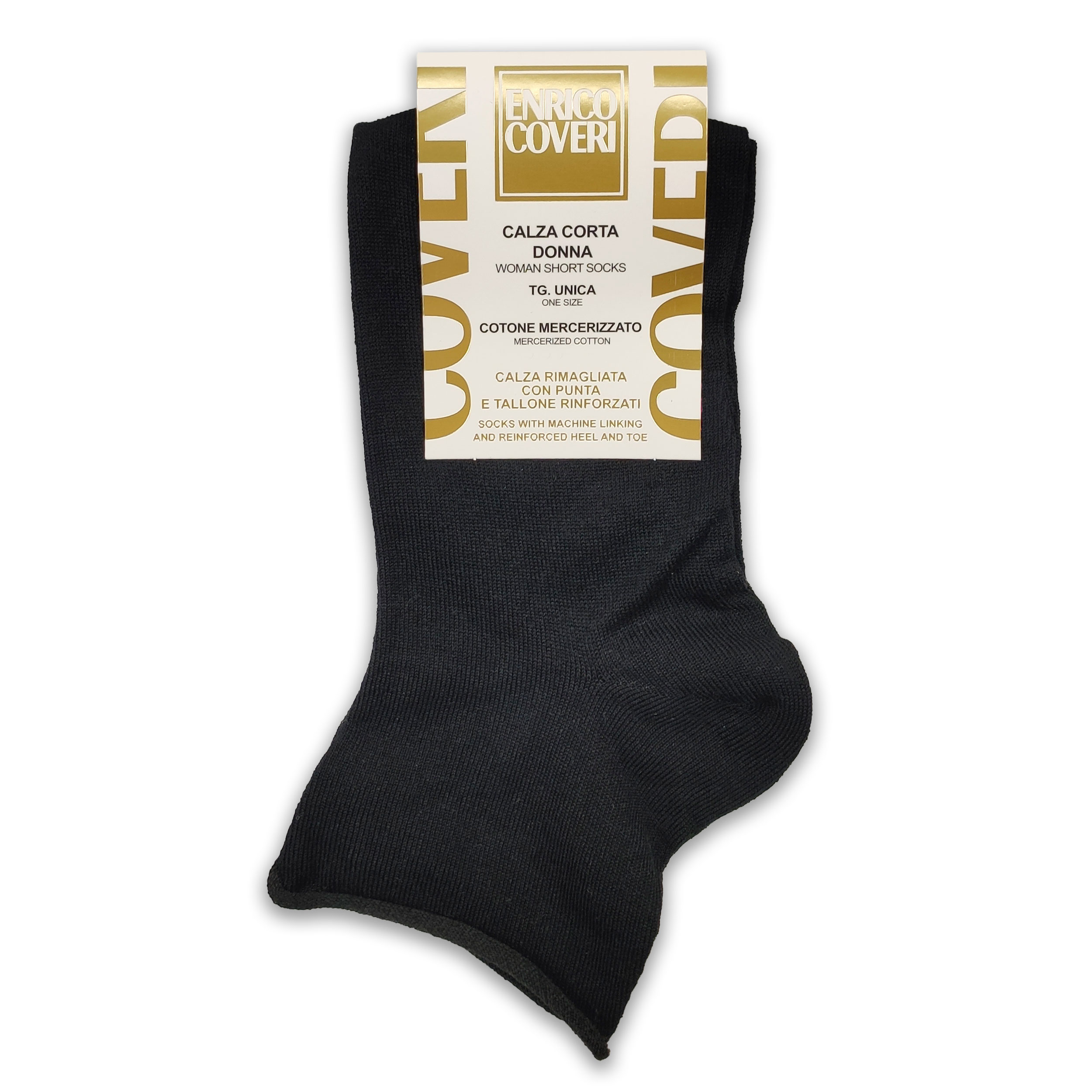 Women's short socks without elastic