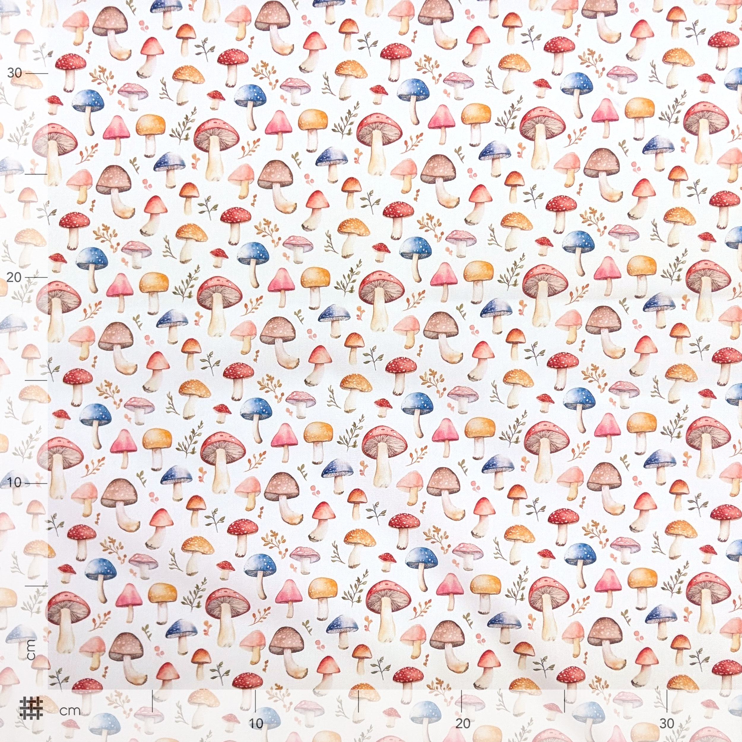 Poplin Cotton Mushroom Coloured Image