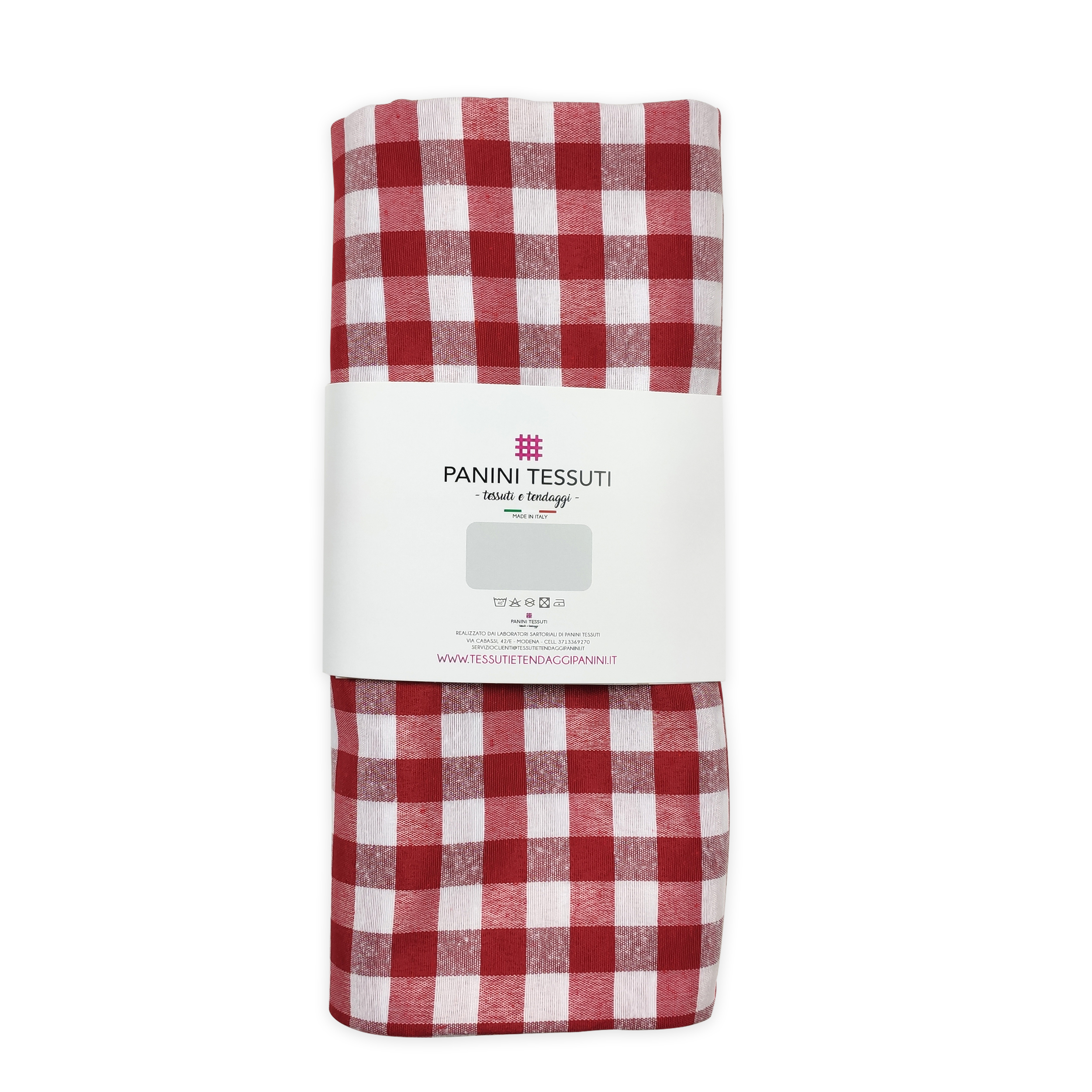 Tischtuch Wrapped Tischtuch Dyed Square Medium Red Image