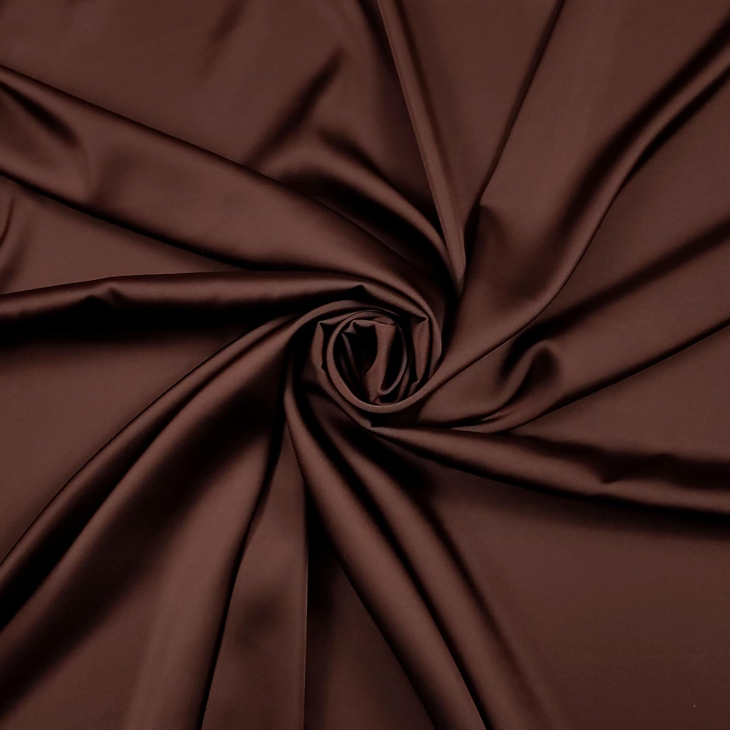 Silky Sateen Stretch Fabric Image