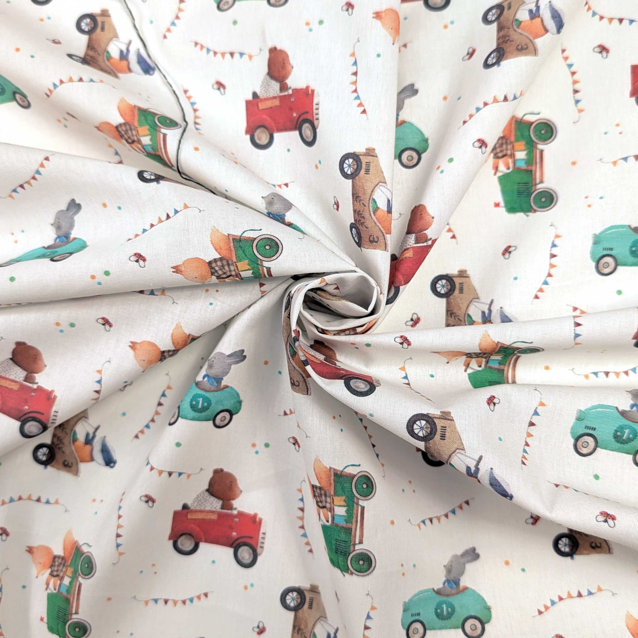 Percale Cotton with Animals on the Cover Image