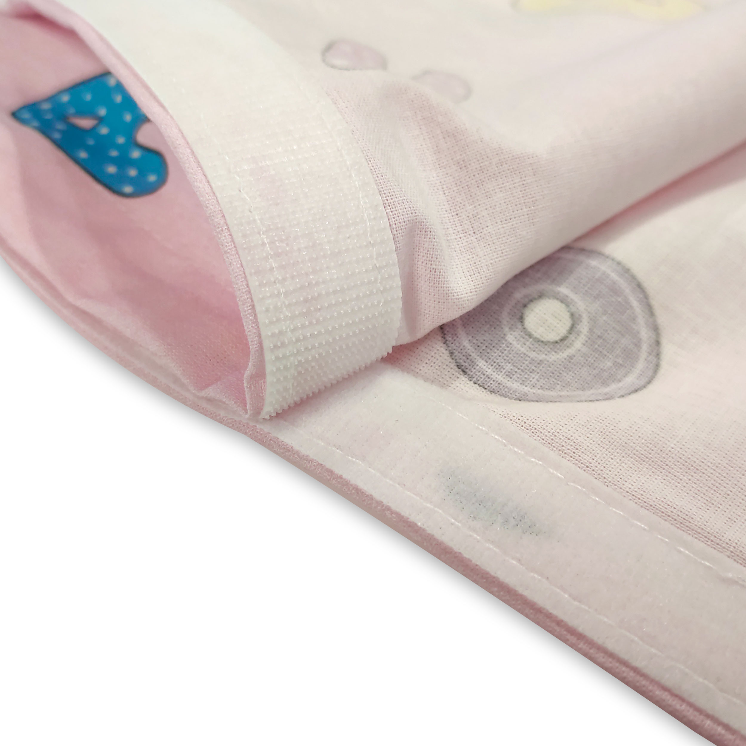 Saco de dormir de verano alfabeto rosa Image