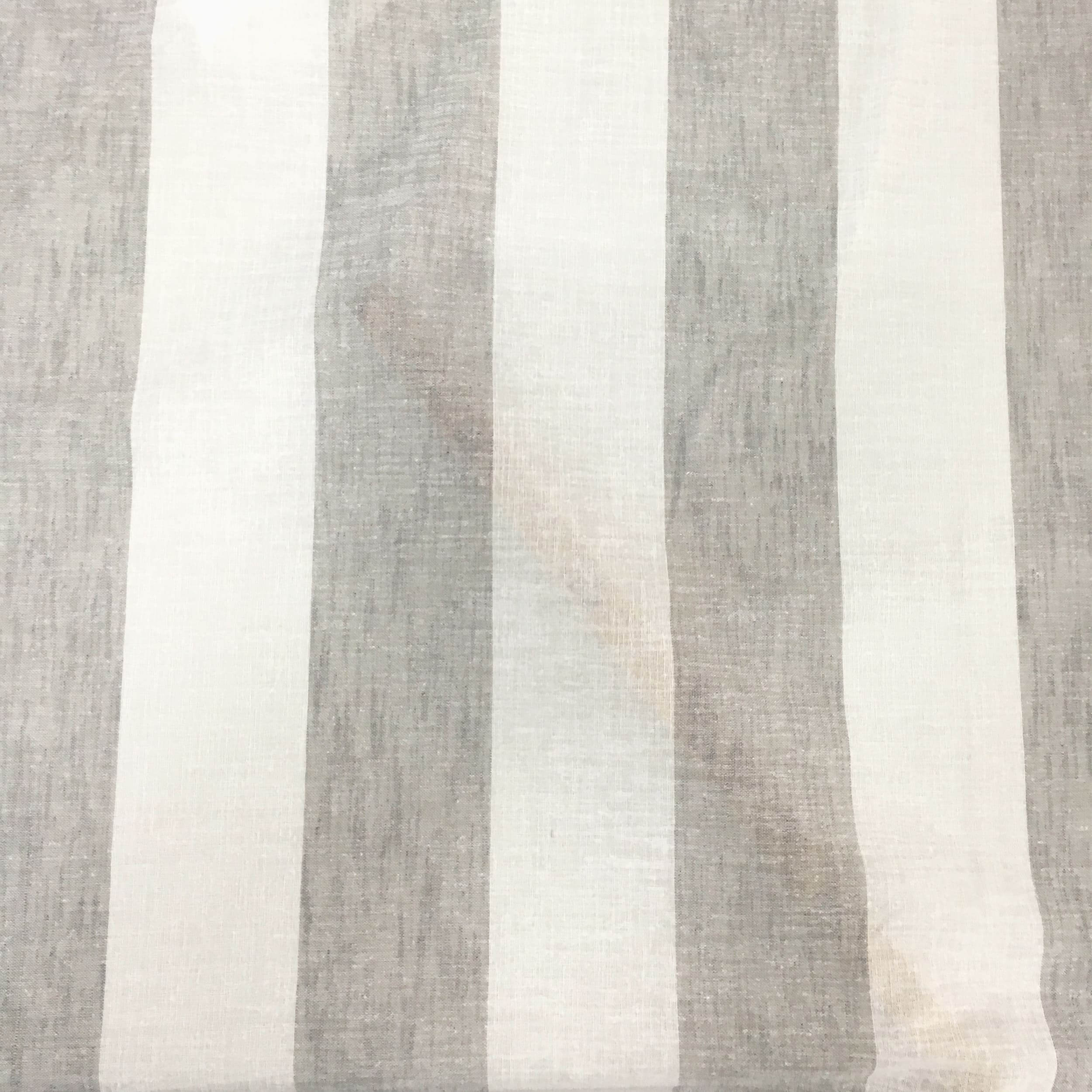 Scampolo Curtain Vertical Stripes Grey 150x320 cm Image