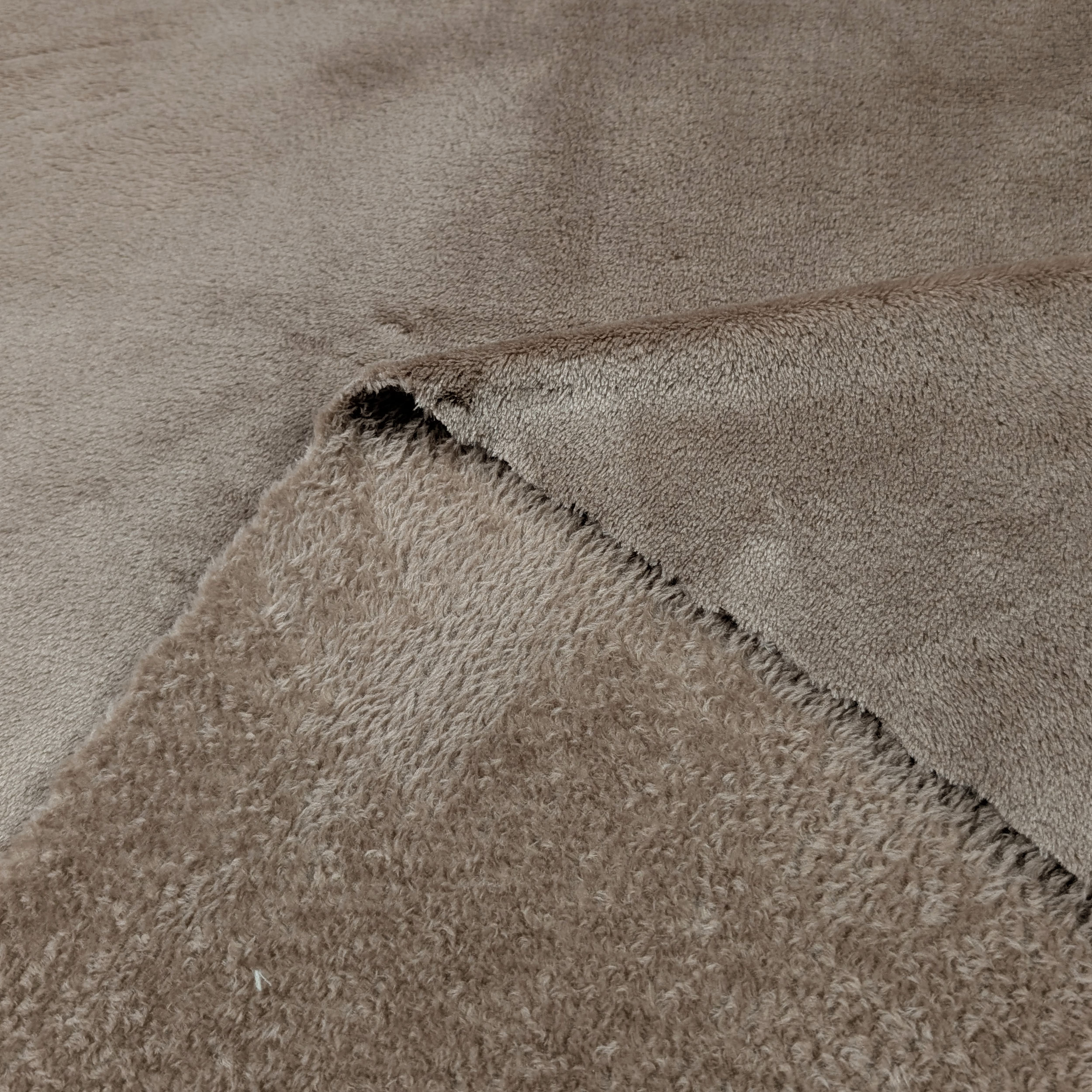 Plain Plush Fleece Fabric Image