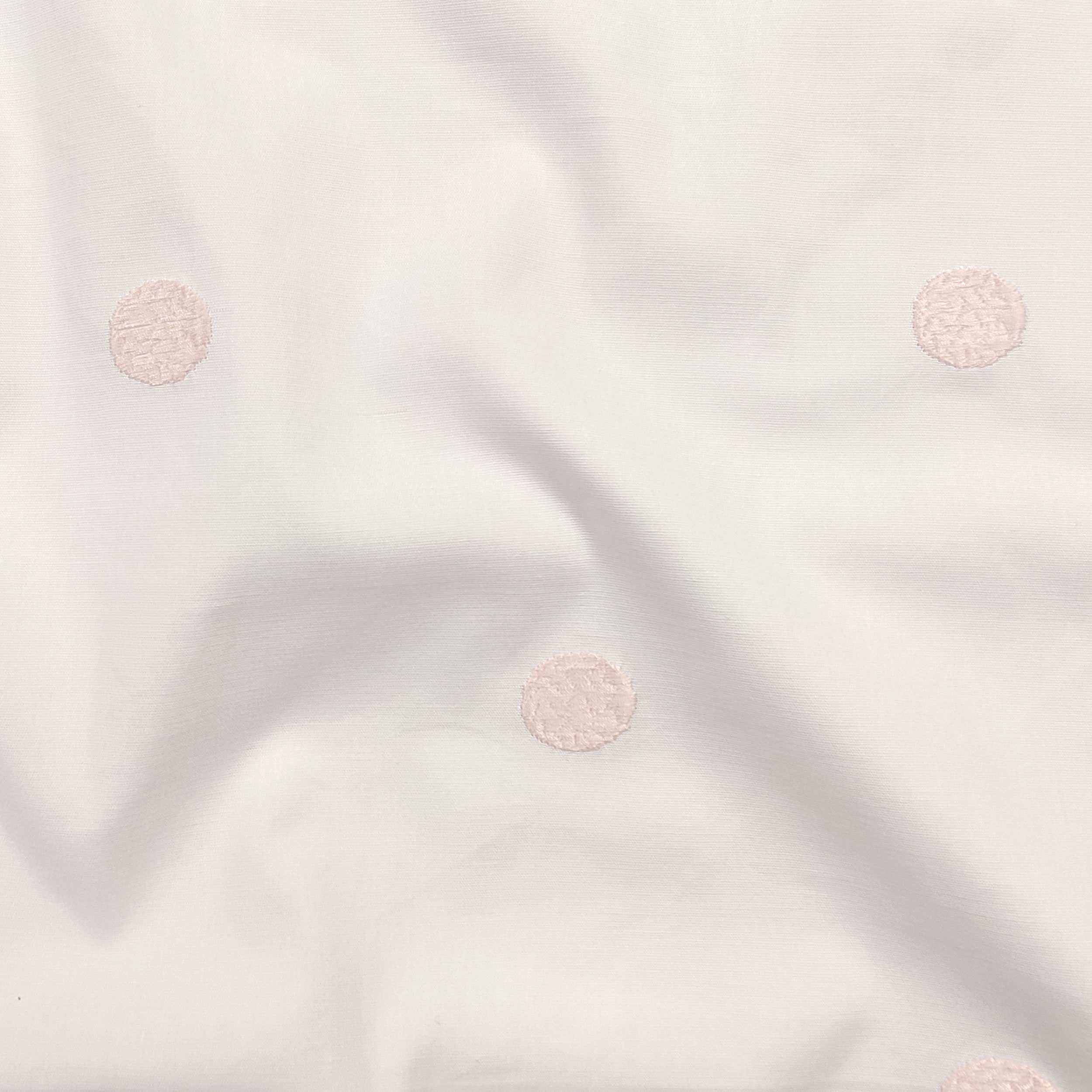 Stretch Cotton Polka Dot Embroidery