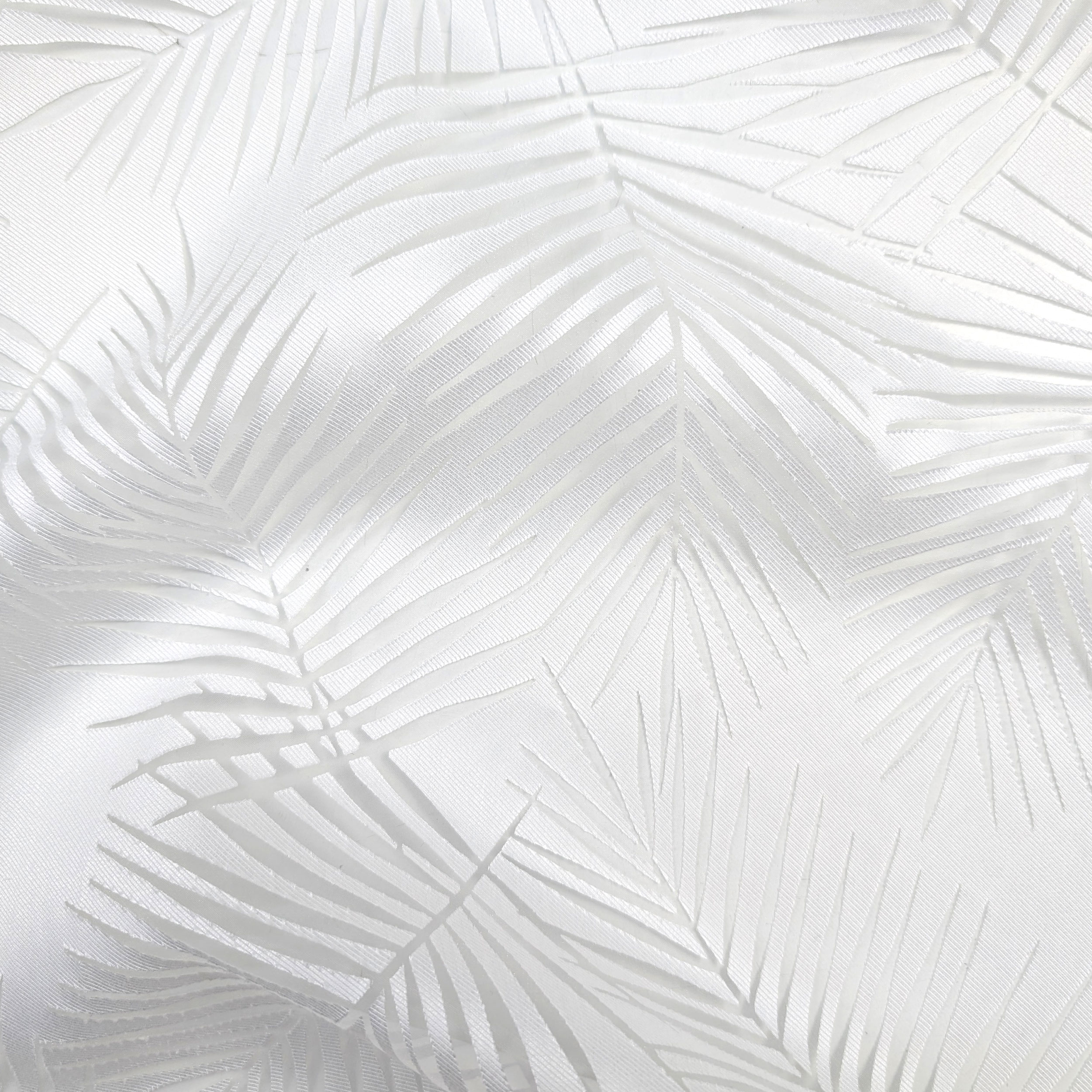 Devorè Curtain Fabric Fern White Image