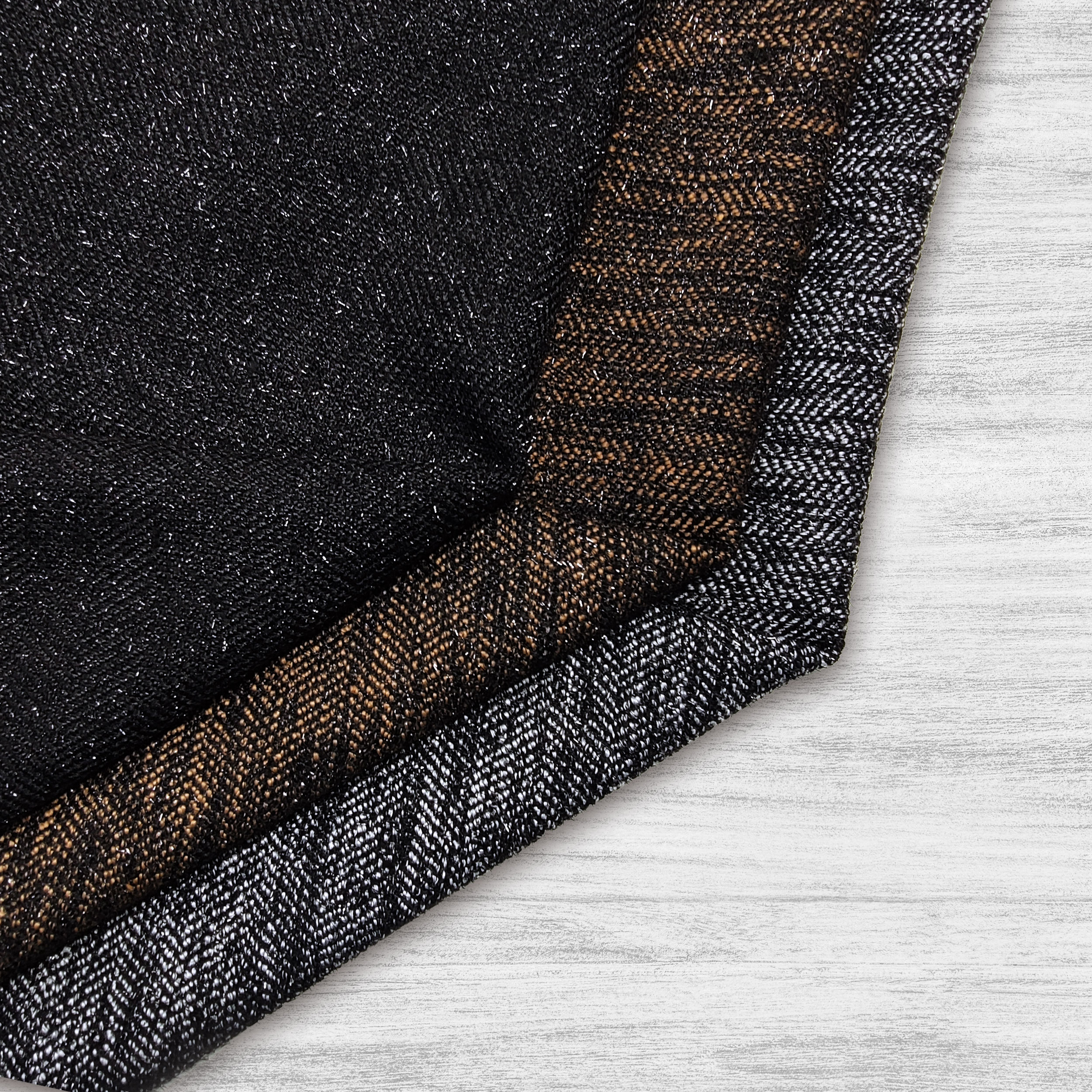 Tweed Lurex en negro
