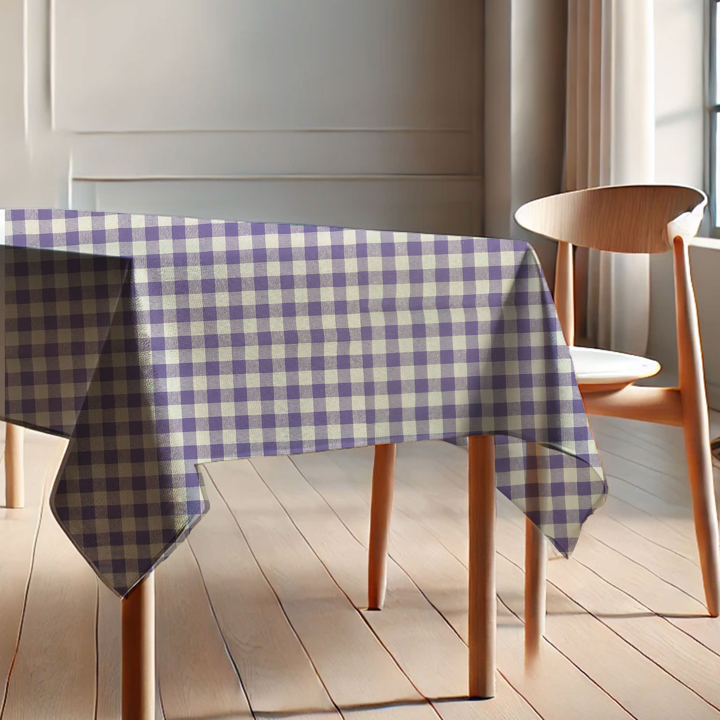Tissue Dyed Tablecloth Square Lilac Image