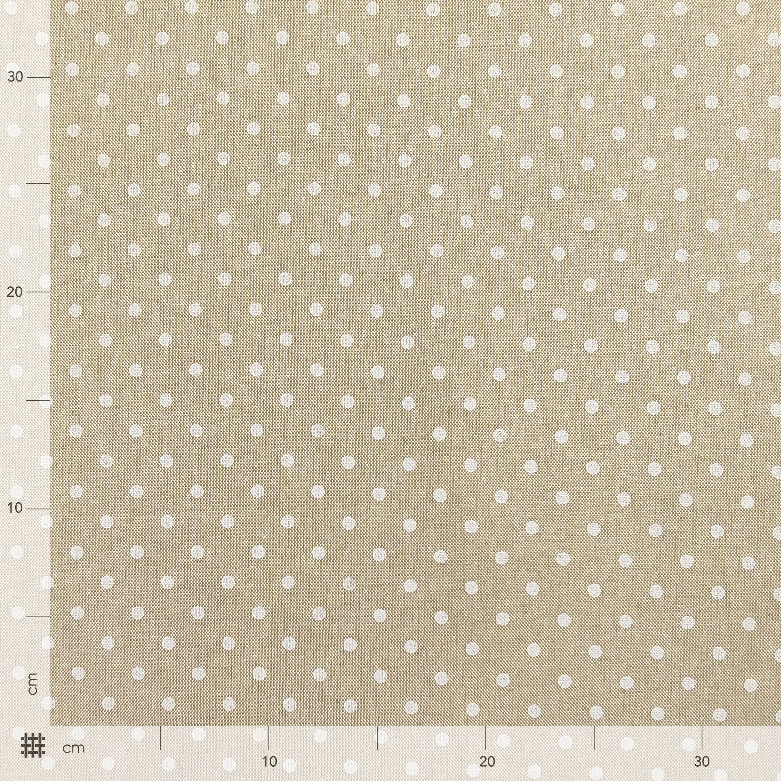 Panama White Polka Dots
