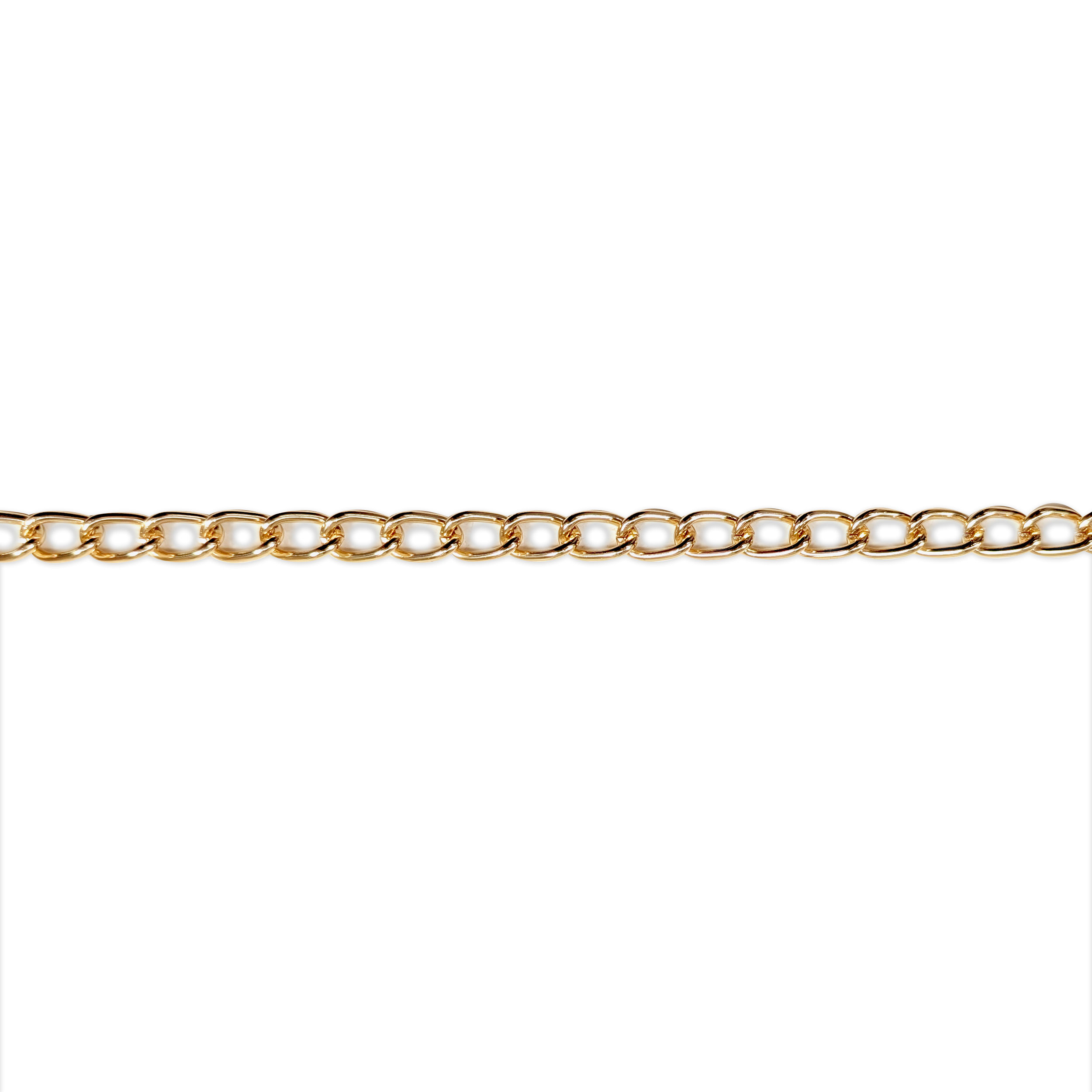 Gold Mesh Groumette Chain 12 mm Image