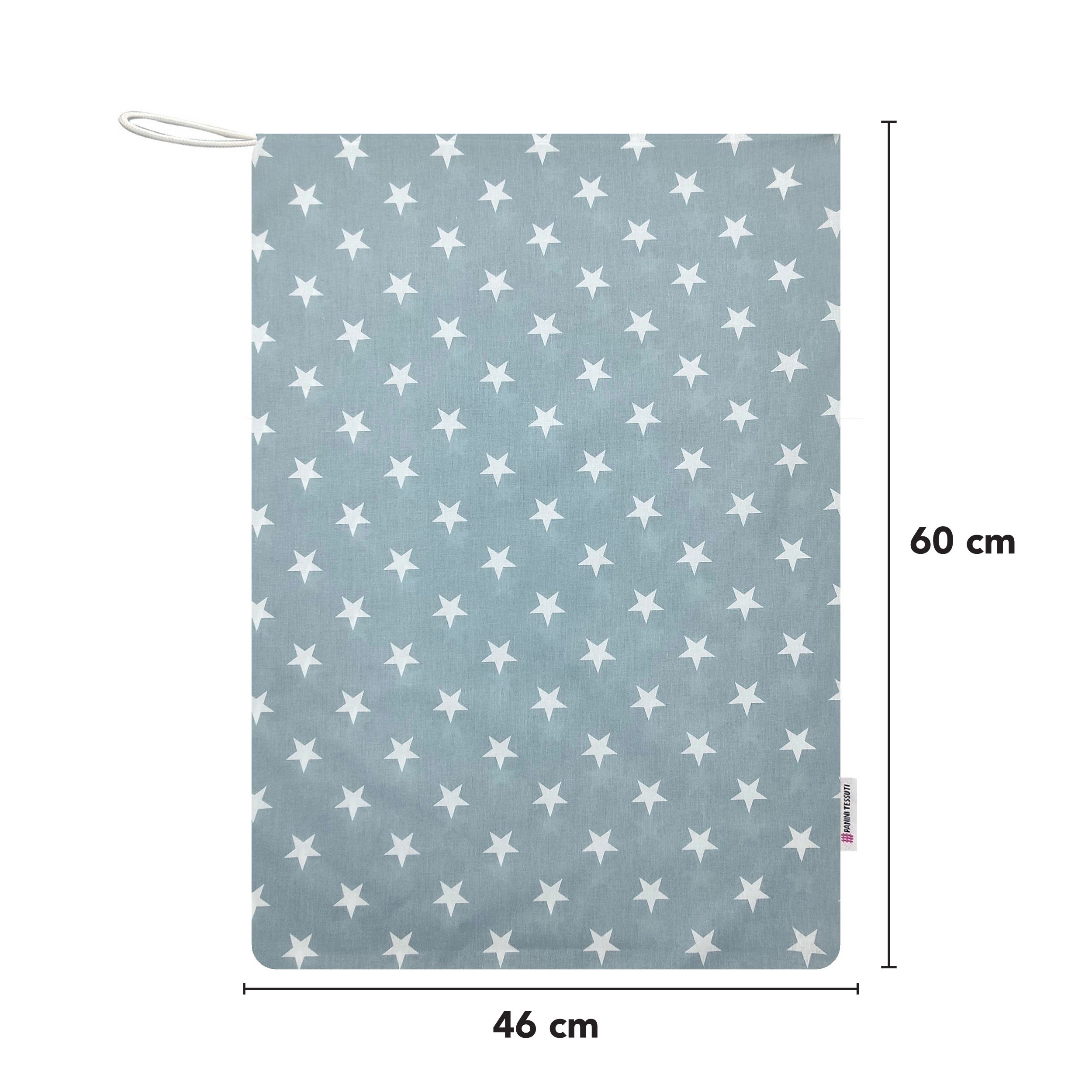 Sac de jardin d'enfants Étoiles blanches sur fond bleu