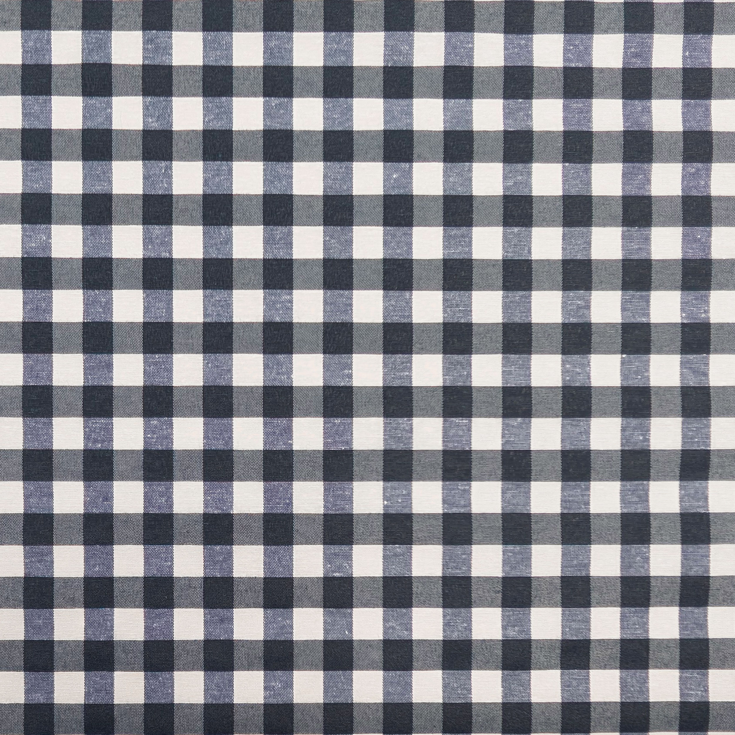 Fabric for Resin Tablecloth Dark Blue Checkered Image