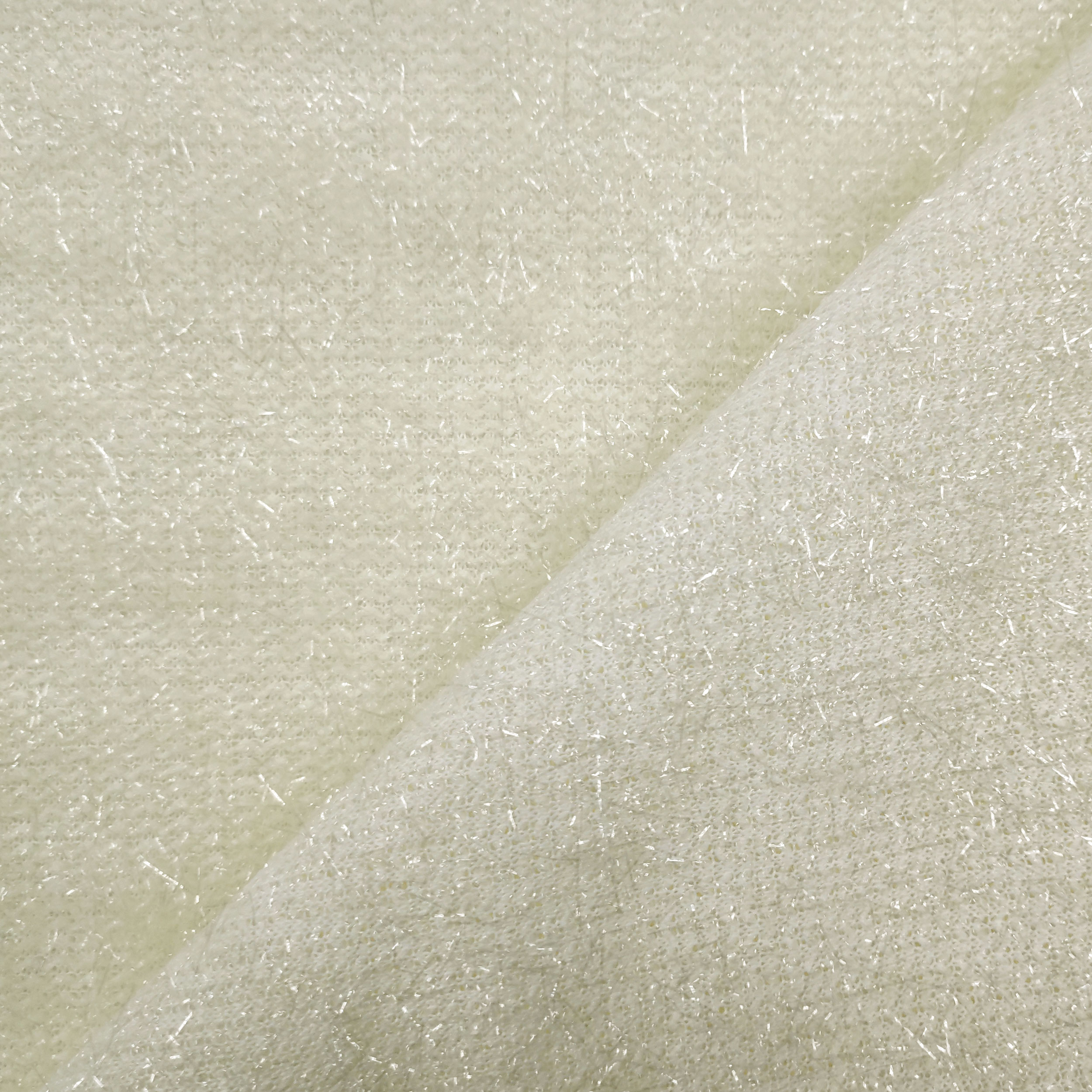 Pull Feather Lurex Cream