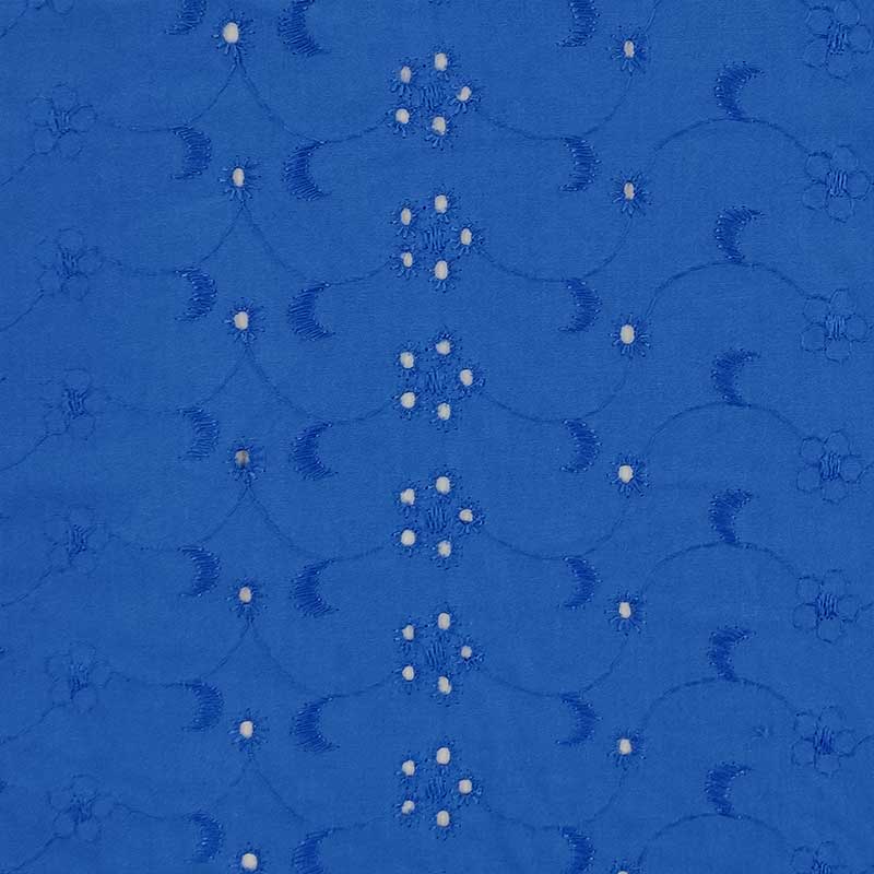 Tessuto Sangallo Tinta Unita Fantasia Sole Luna Fiori 