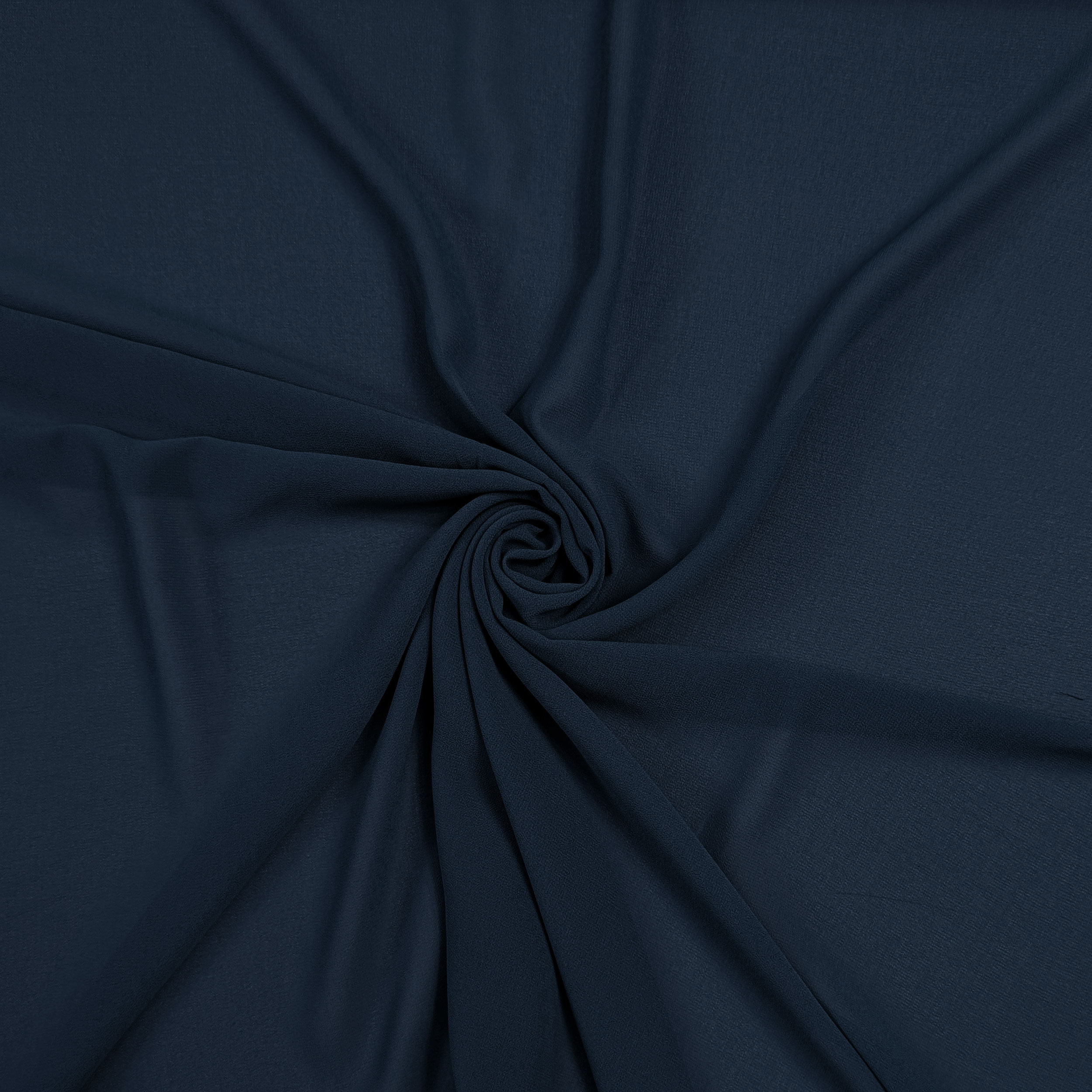 Georgette Plain Blue Image