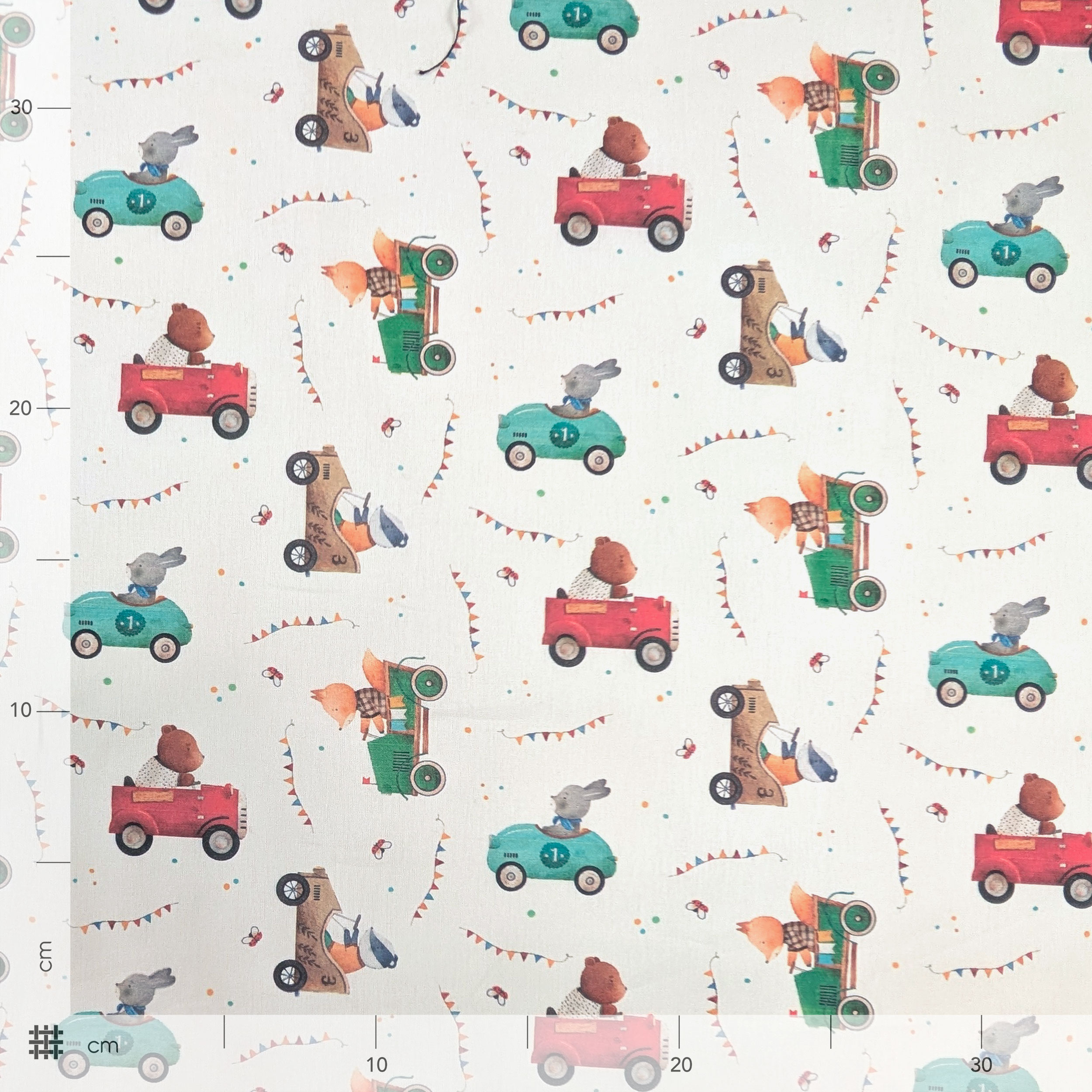 Percale Cotton with Animals on the Cover Image