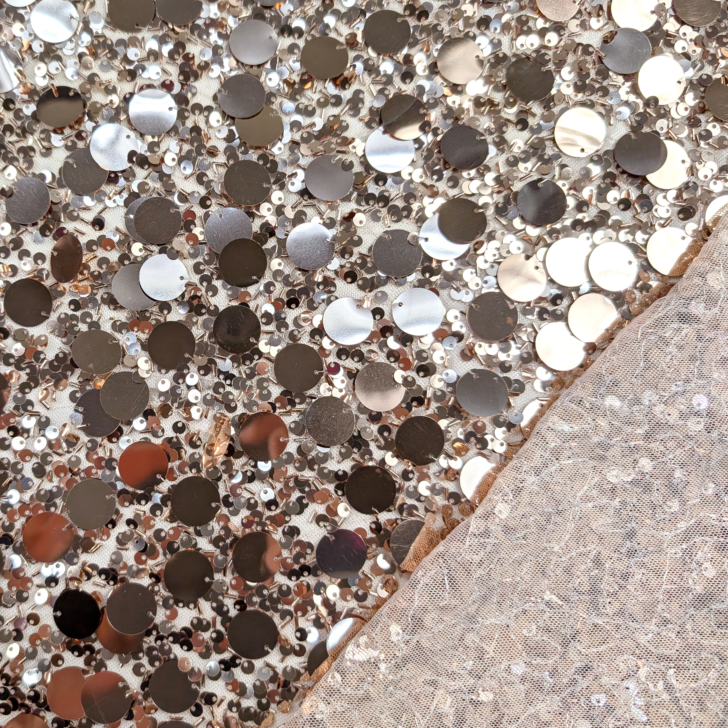 Large powder sequin fabric Image
