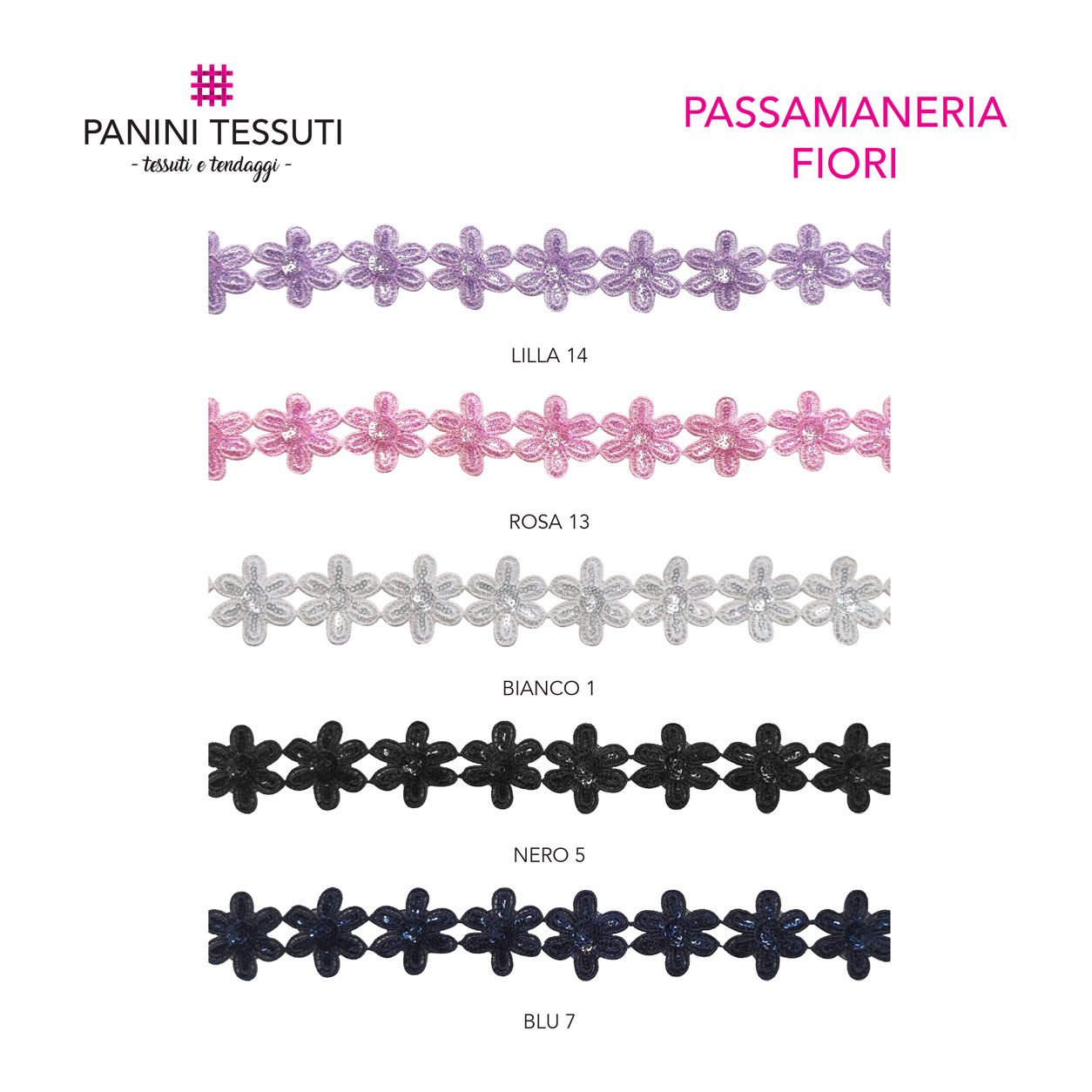 Passementerie de mode pour fleurs