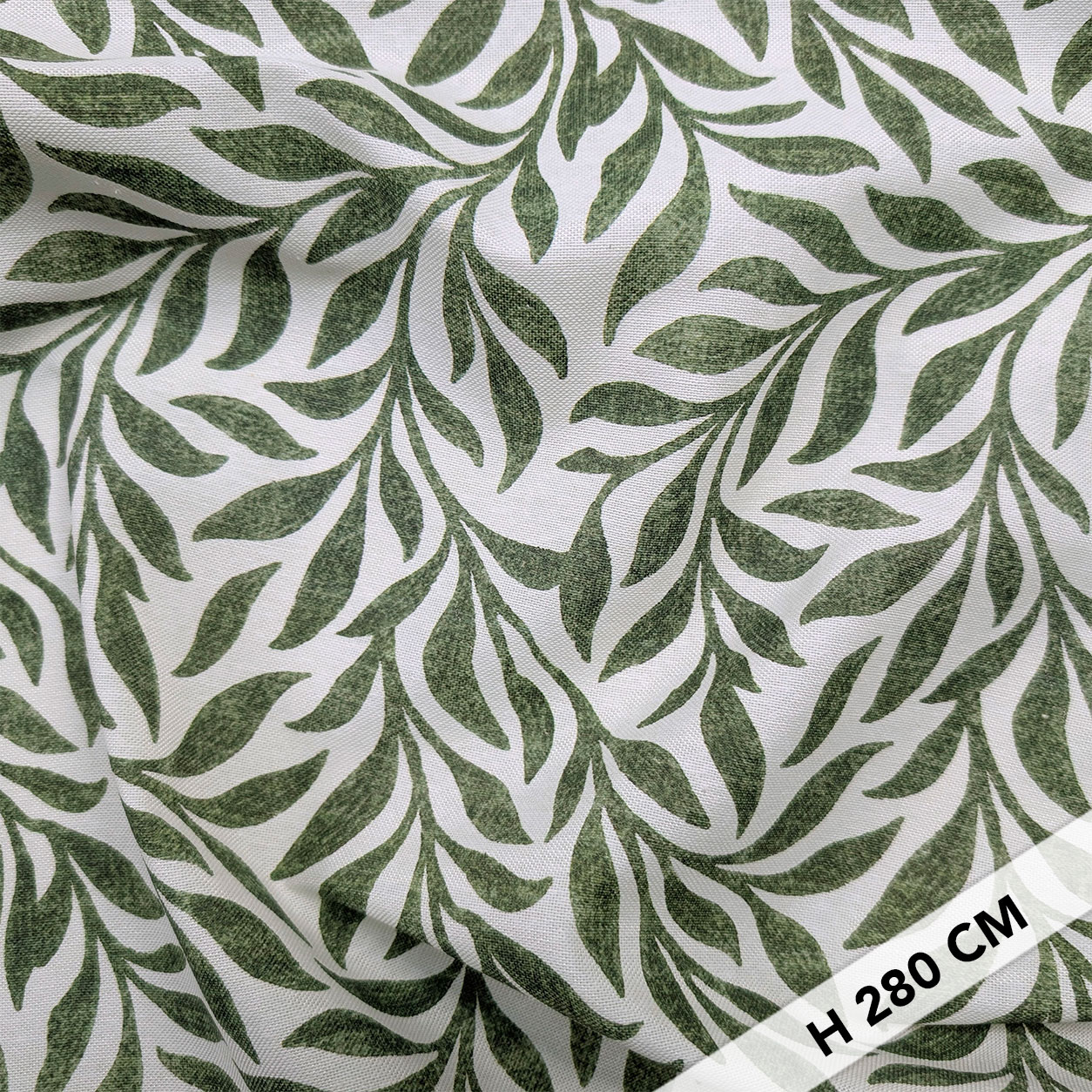 Mixed Cotton Furnishing Green Branches Image