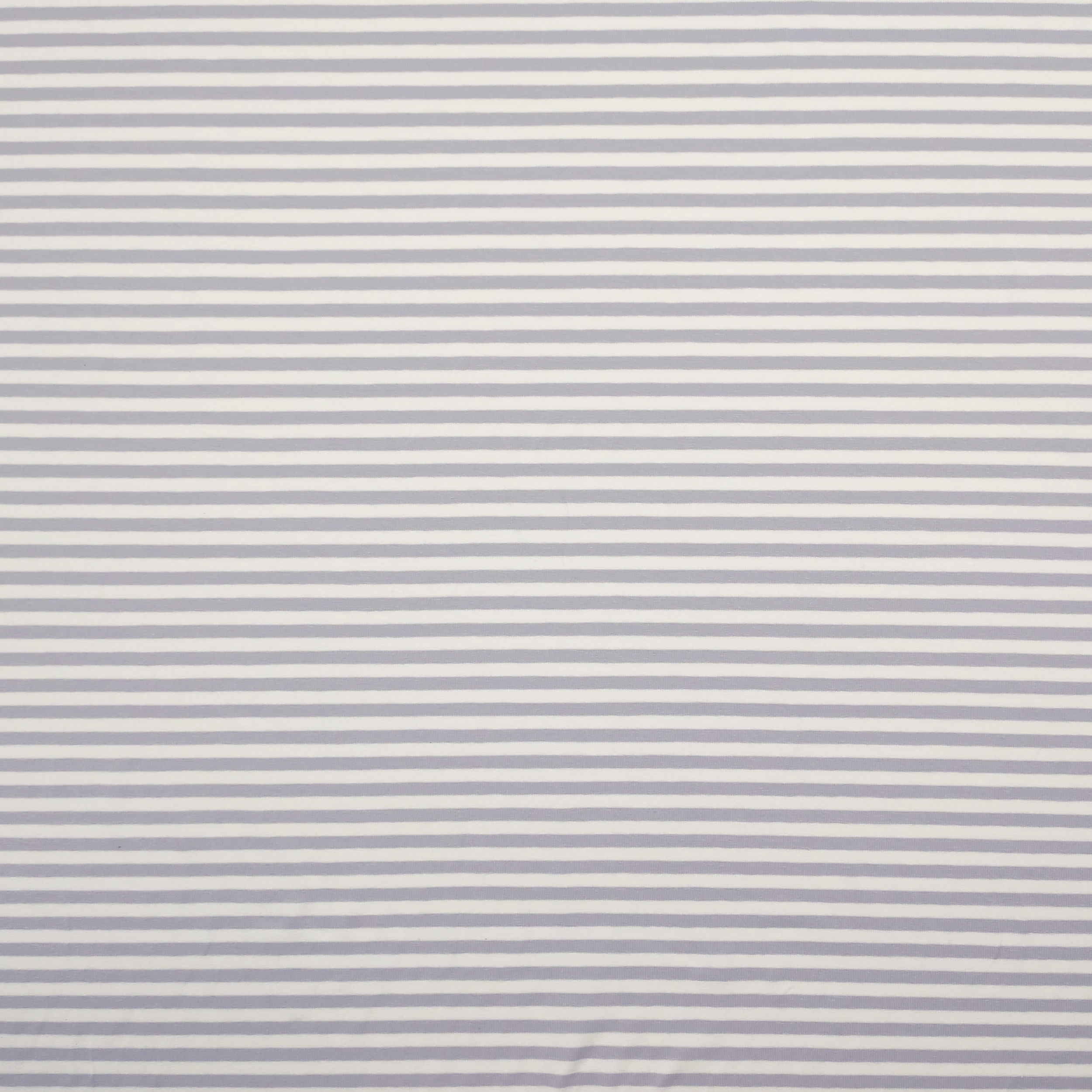 Bi-elastisches Jersey Cool Grey Stripes