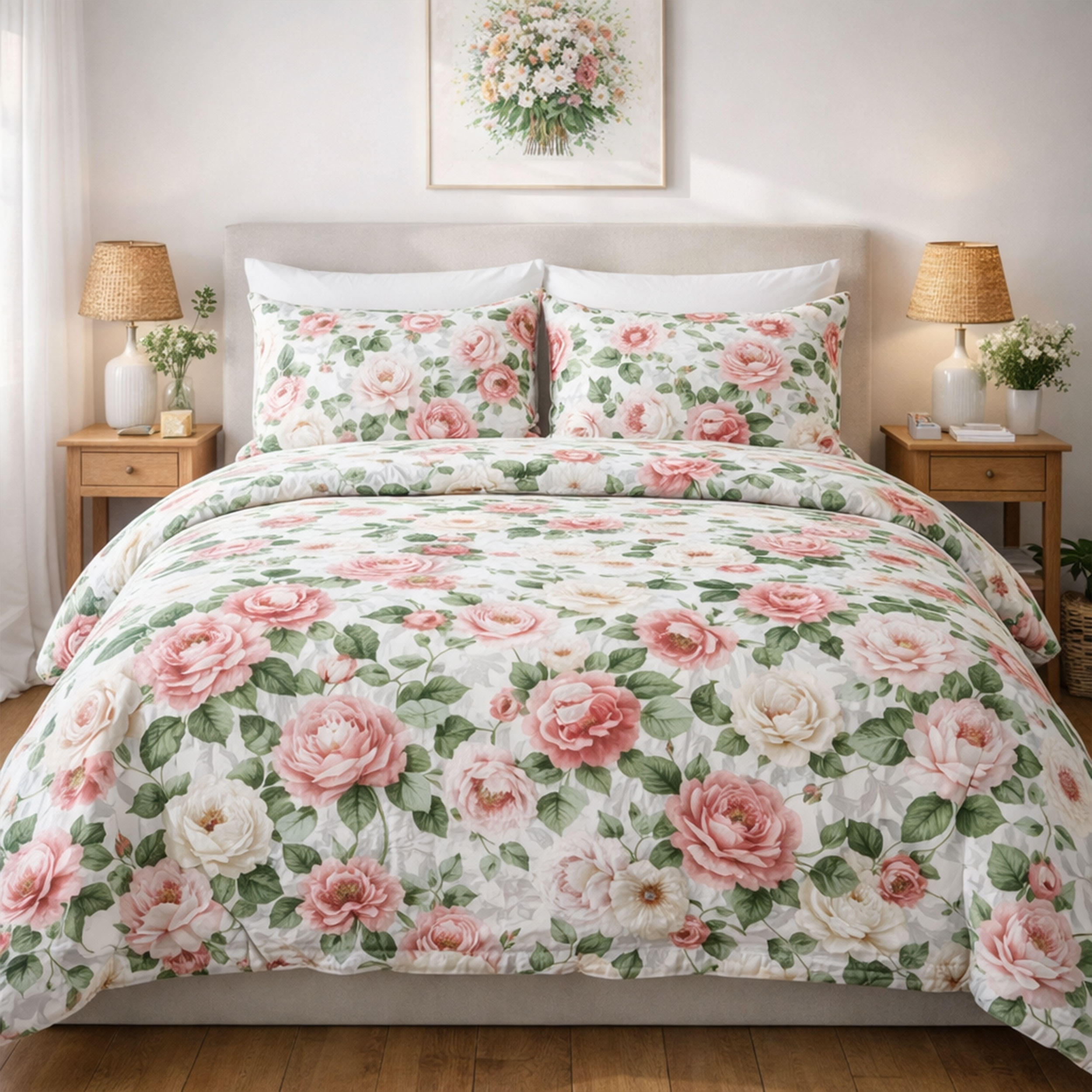 Panama Peonies Antique Pink H 280 cm Image