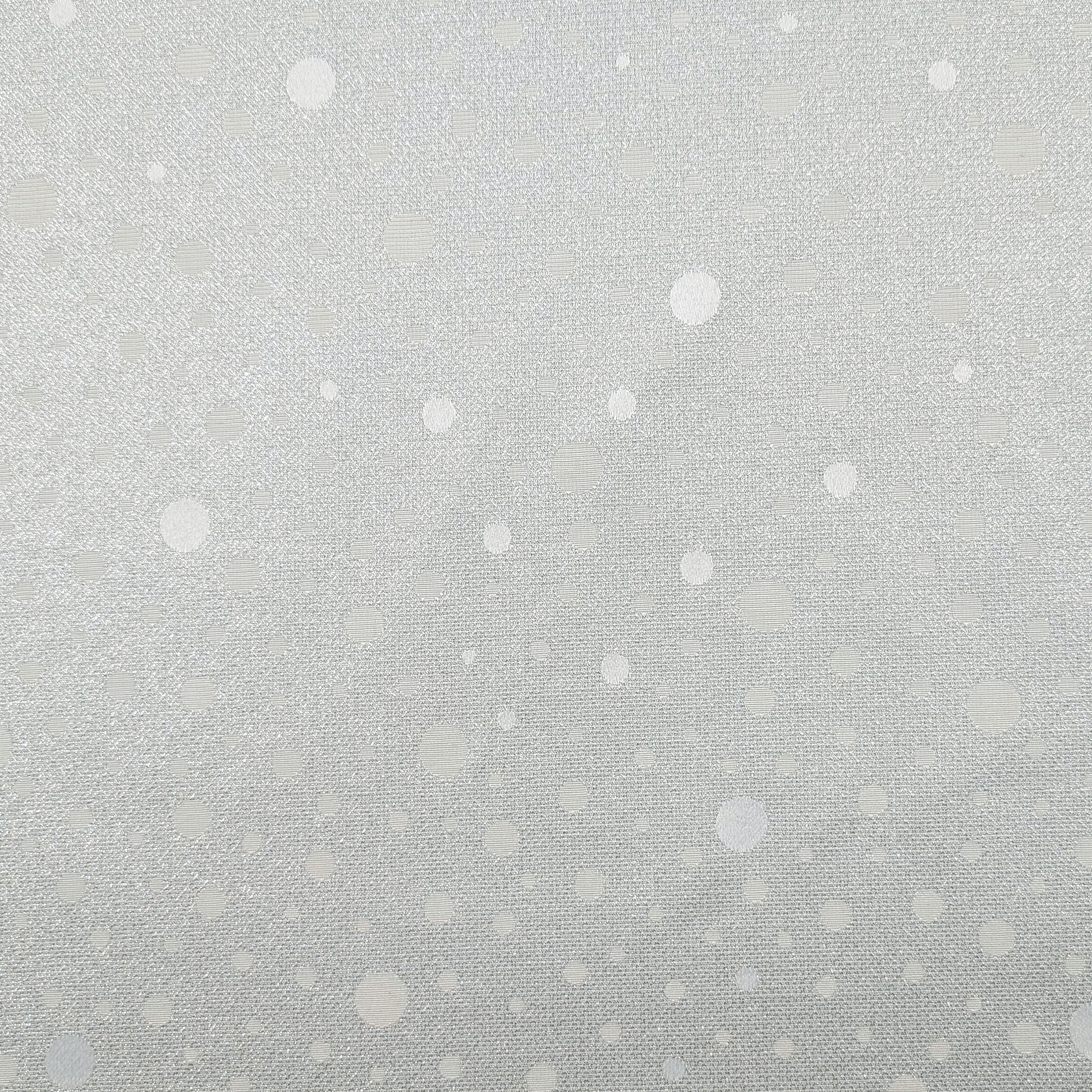 Furnishing Fabric Silver Polka Dots Lurex Image