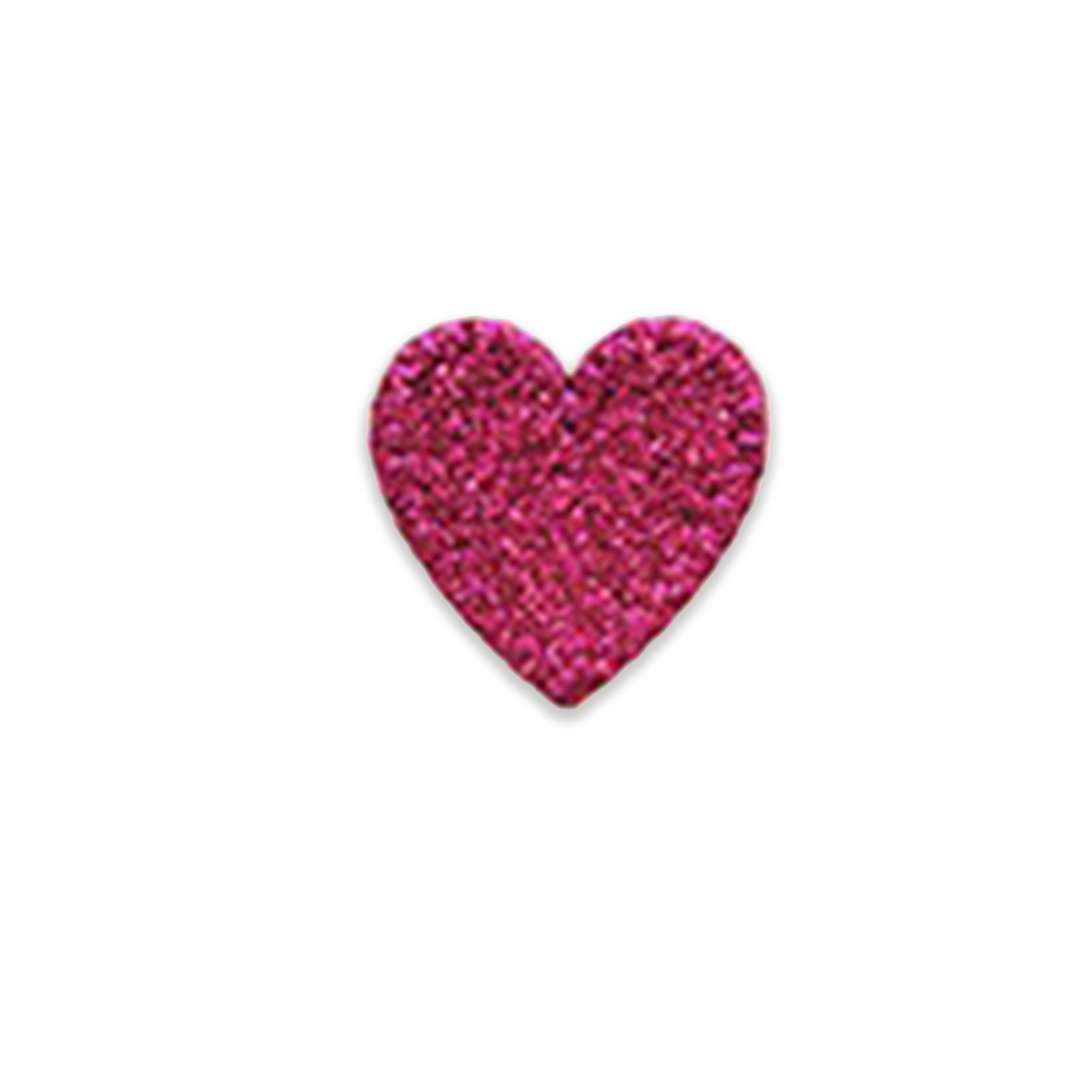 Thermoadhesive application Glitter Heart Image