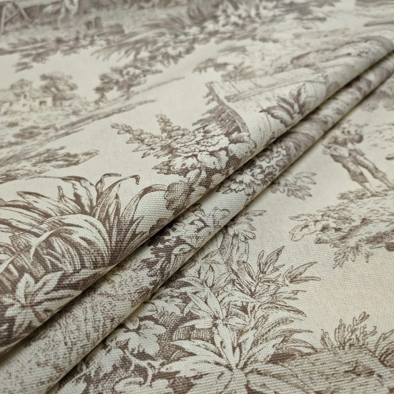 Tissu Panama French Countryside Marron Image