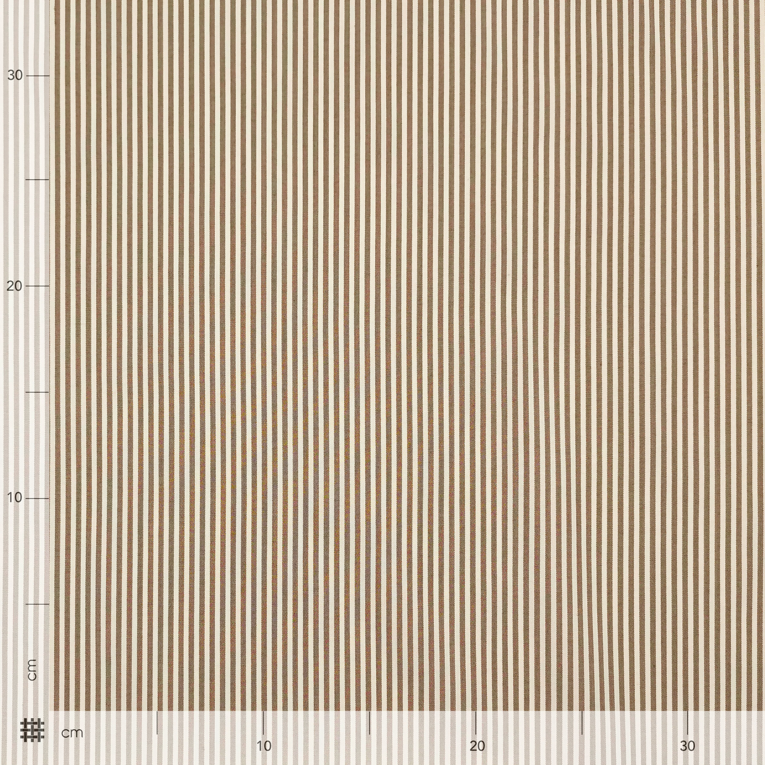 Elasticised Fabric Beige and Cream Stripes