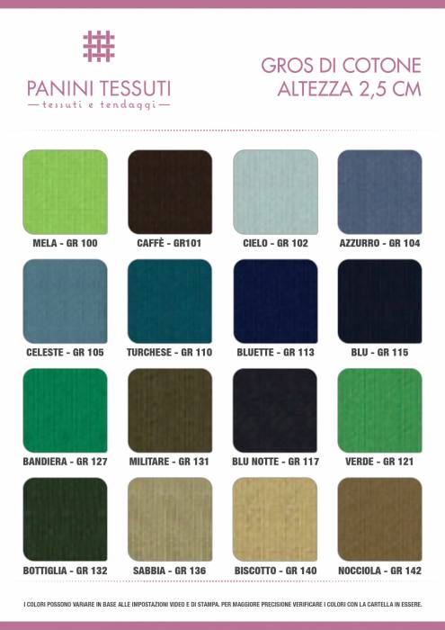Coton gros grain