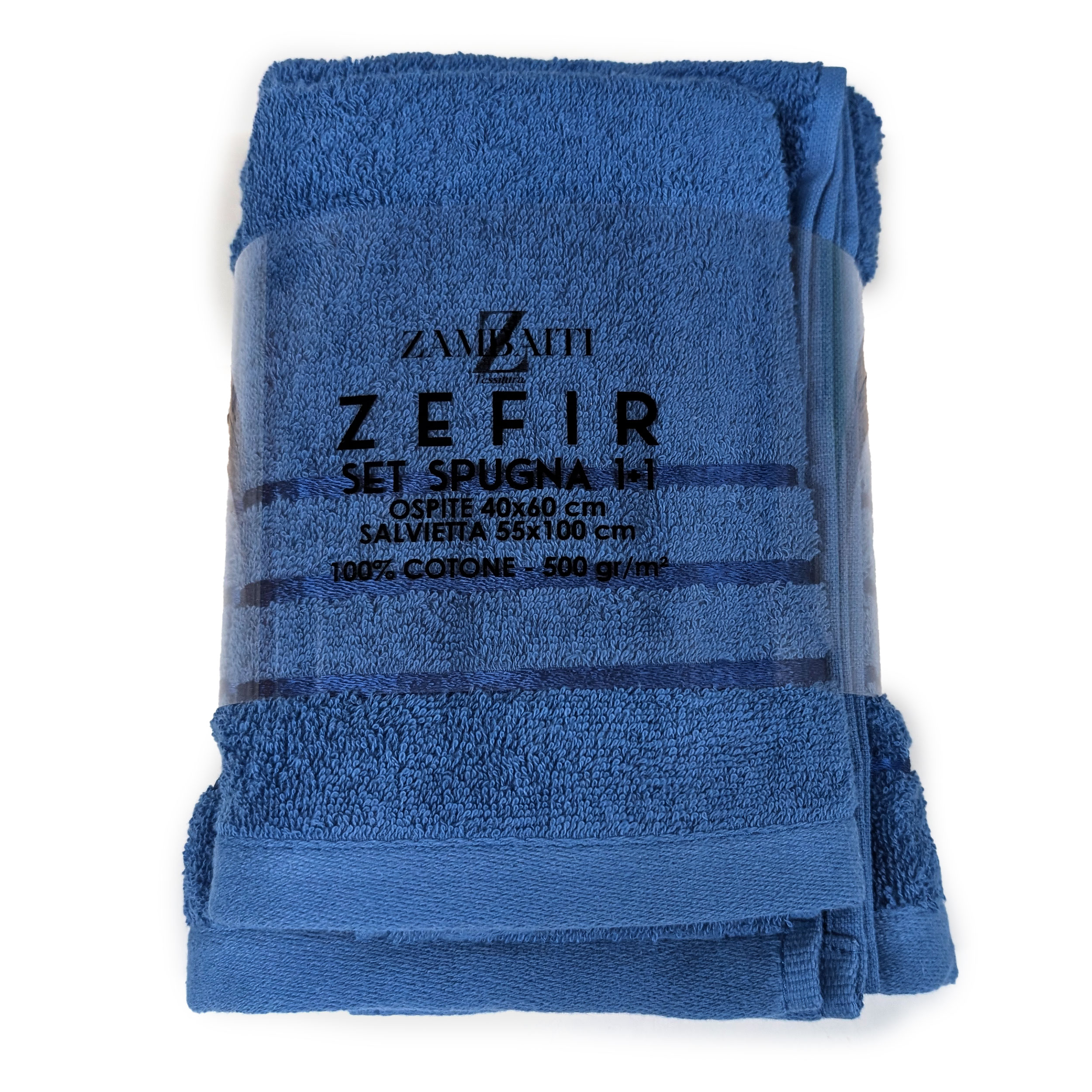 Blue Bath, Face and Guest Towel Set Image