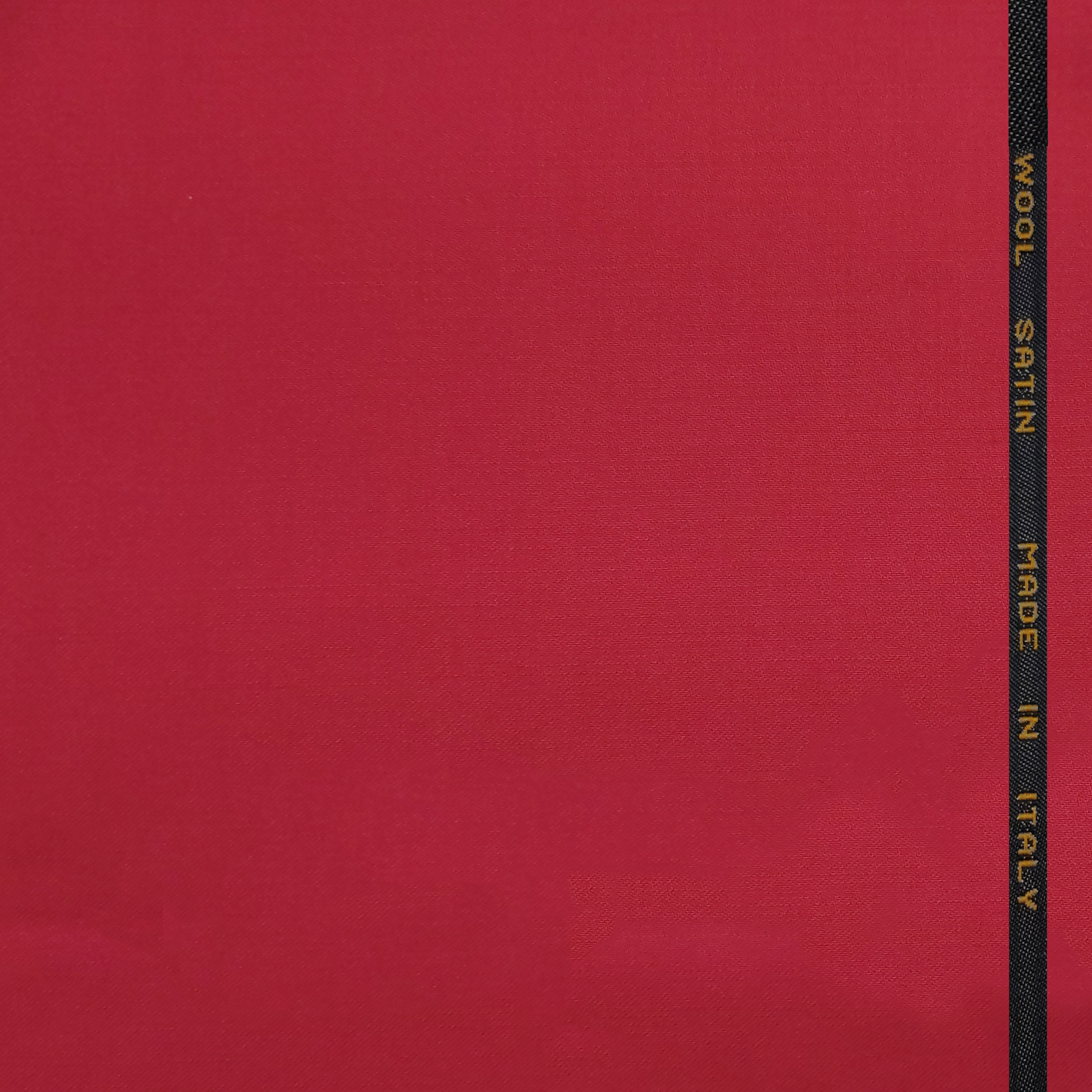 Red Stretch Wool Satin Image